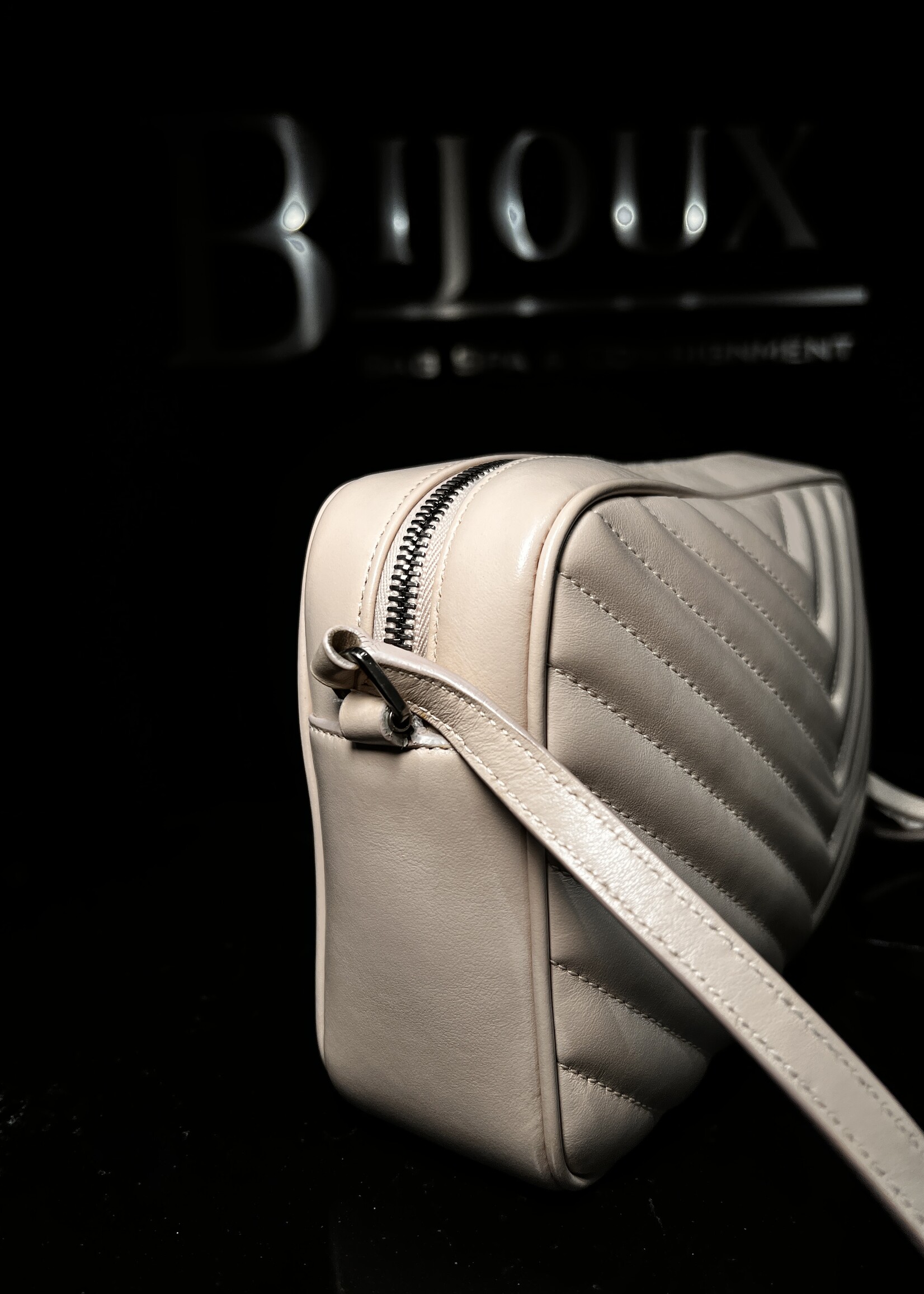 Saint Laurent SOLD - Saint Laurent Calfskin Matelasse Lou Camera Bag