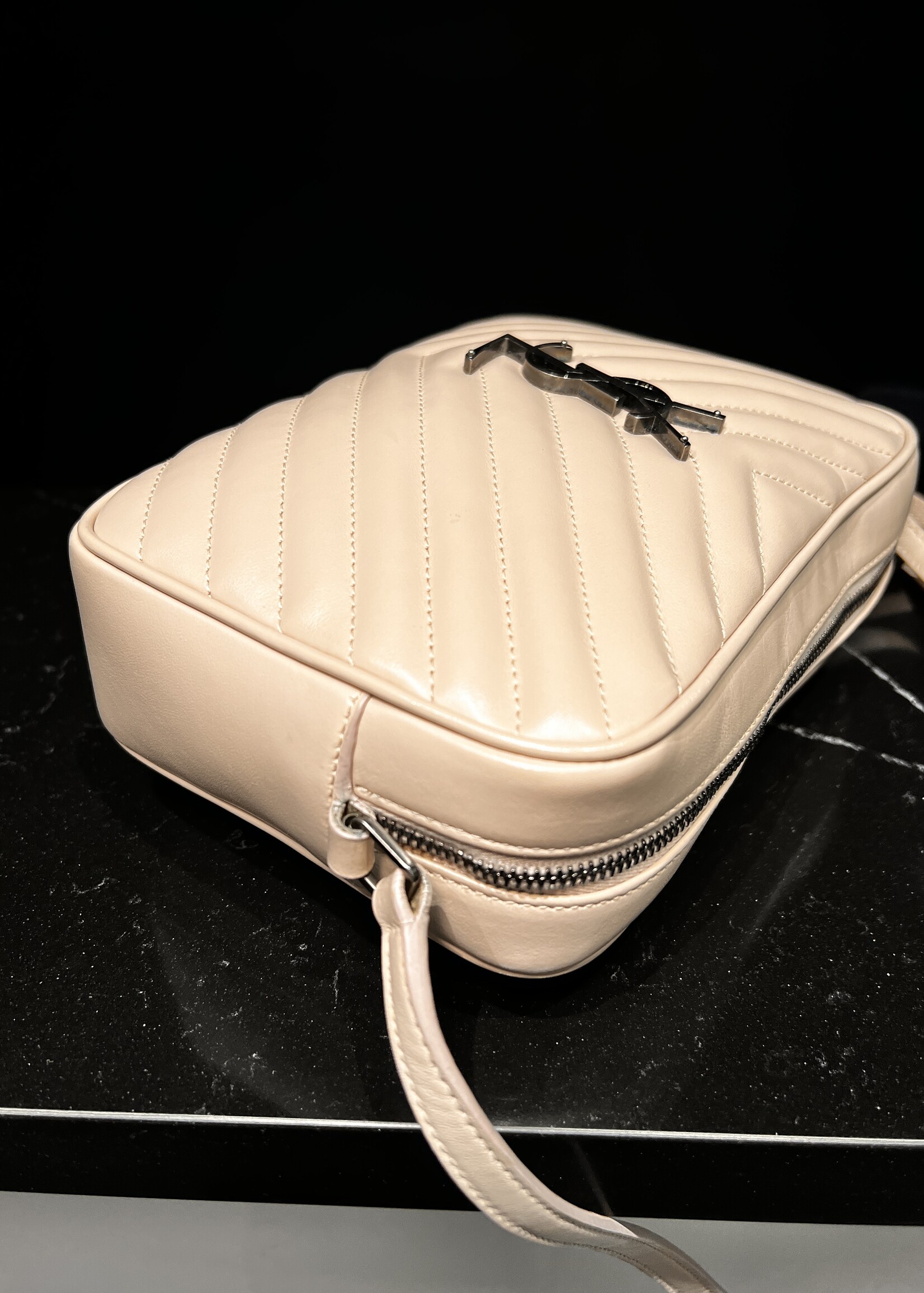 Saint Laurent SOLD - Saint Laurent Calfskin Matelasse Lou Camera Bag