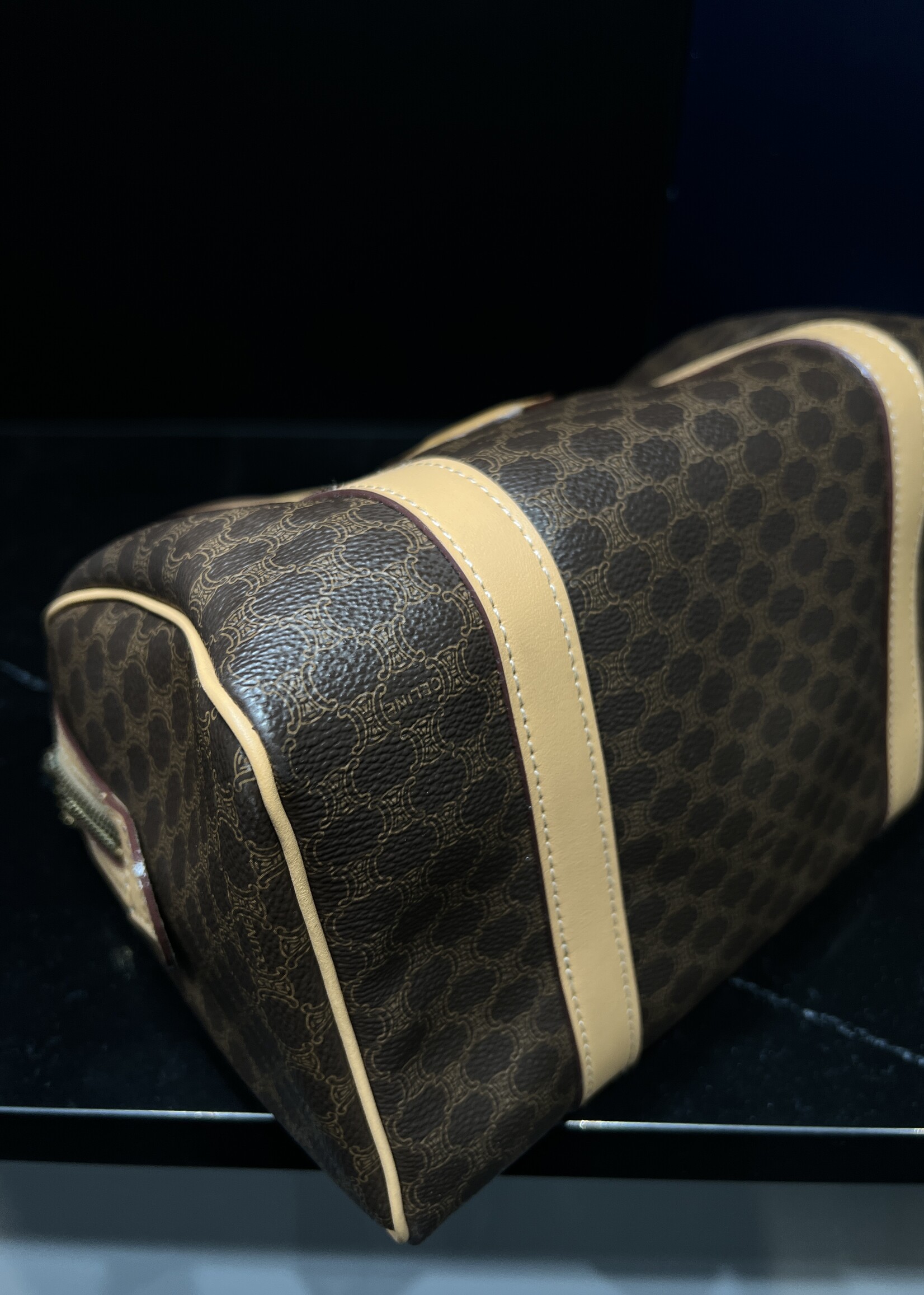 Celine Celine Brown Macadam Boston Bag