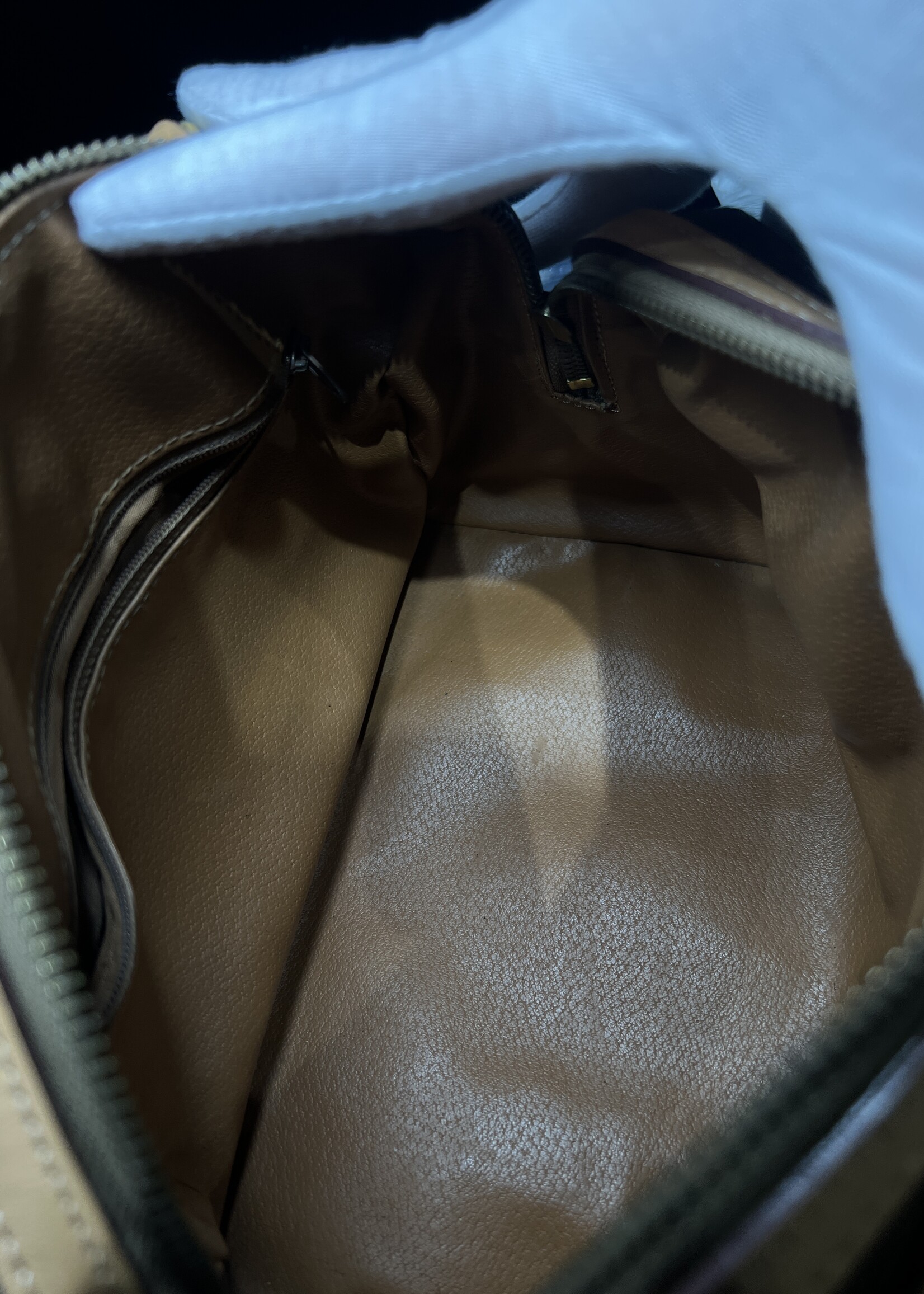 Celine Celine Brown Macadam Boston Bag