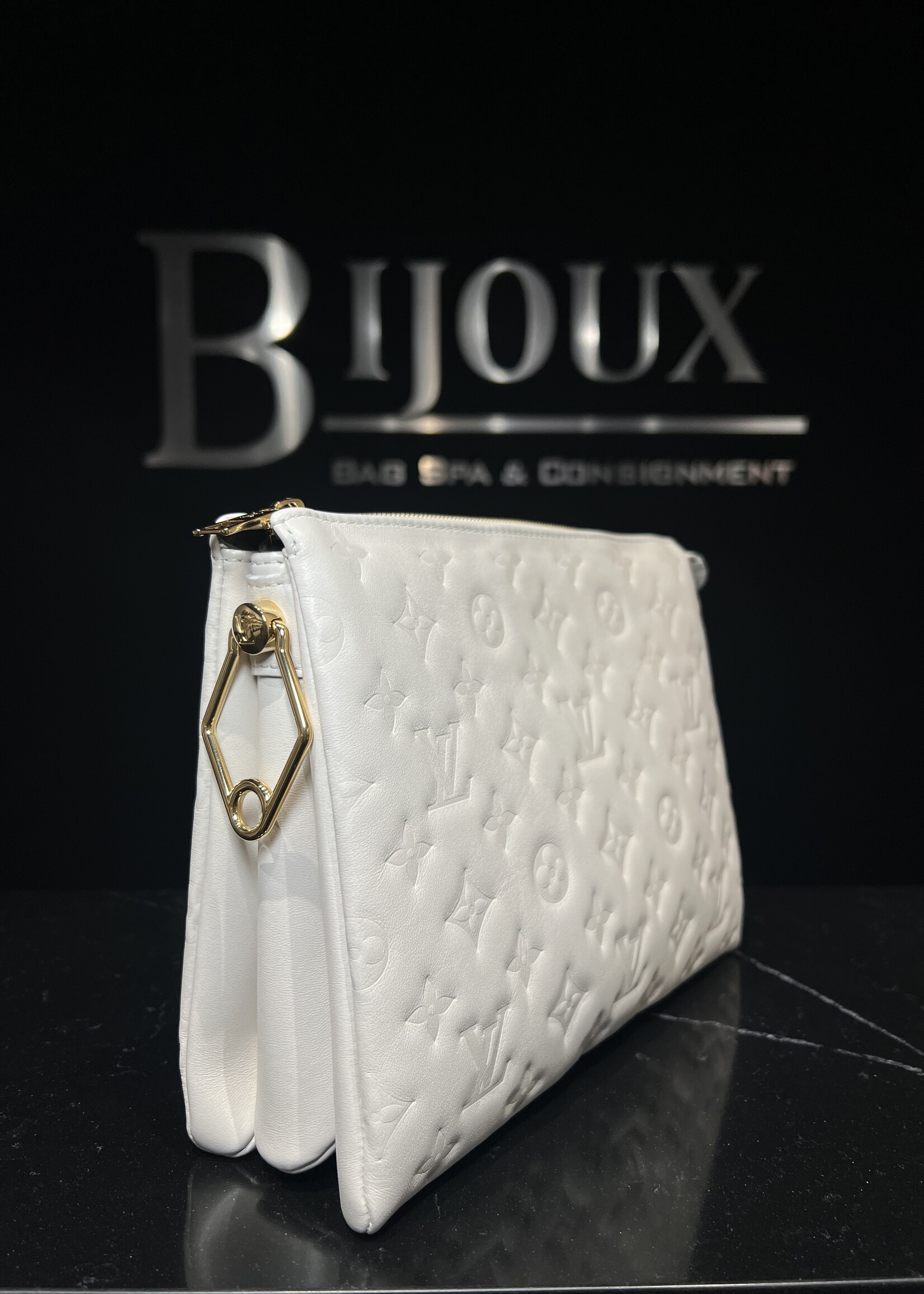 Louis Vuitton SOLD- Louis Vuitton Embossed Monogram Coussin PM