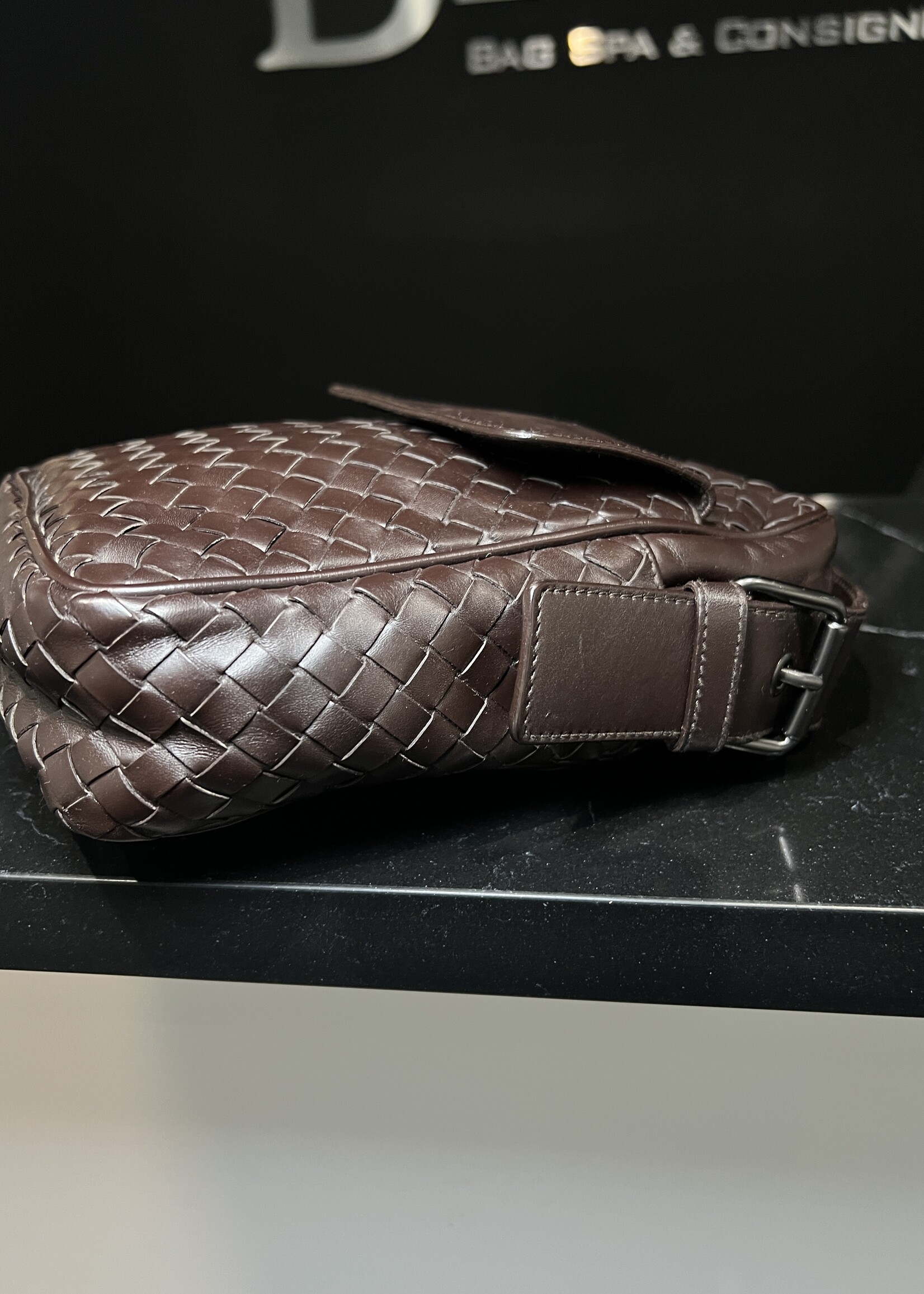 Bottega Veneta SOLD- Bottega Venetta Intrecciato Leather Bag