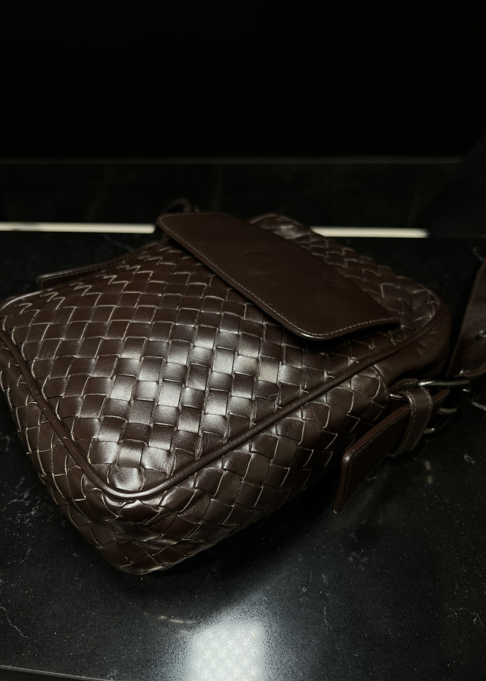 Bottega Veneta SOLD- Bottega Venetta Intrecciato Leather Bag