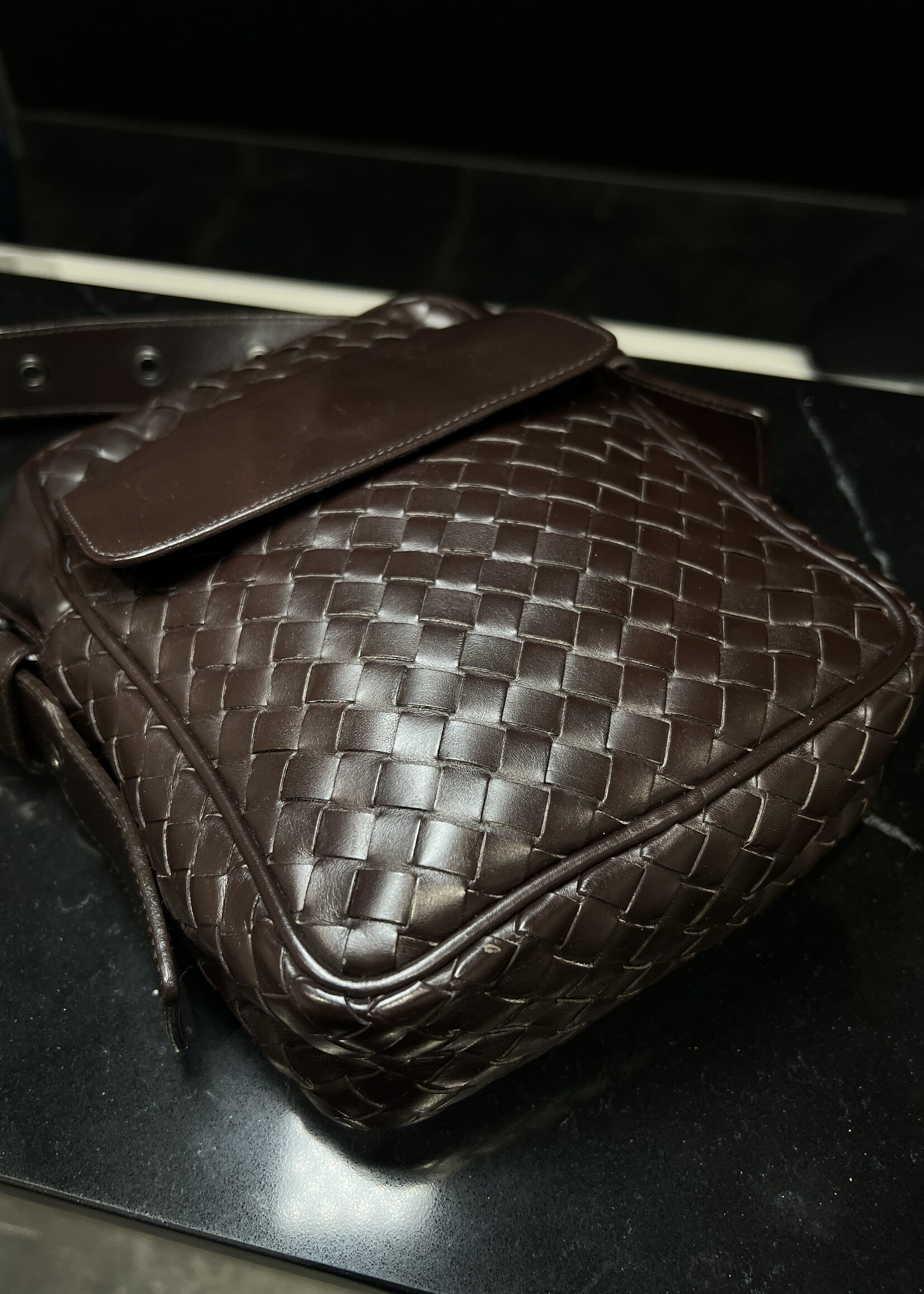 Bottega Veneta SOLD- Bottega Venetta Intrecciato Leather Bag
