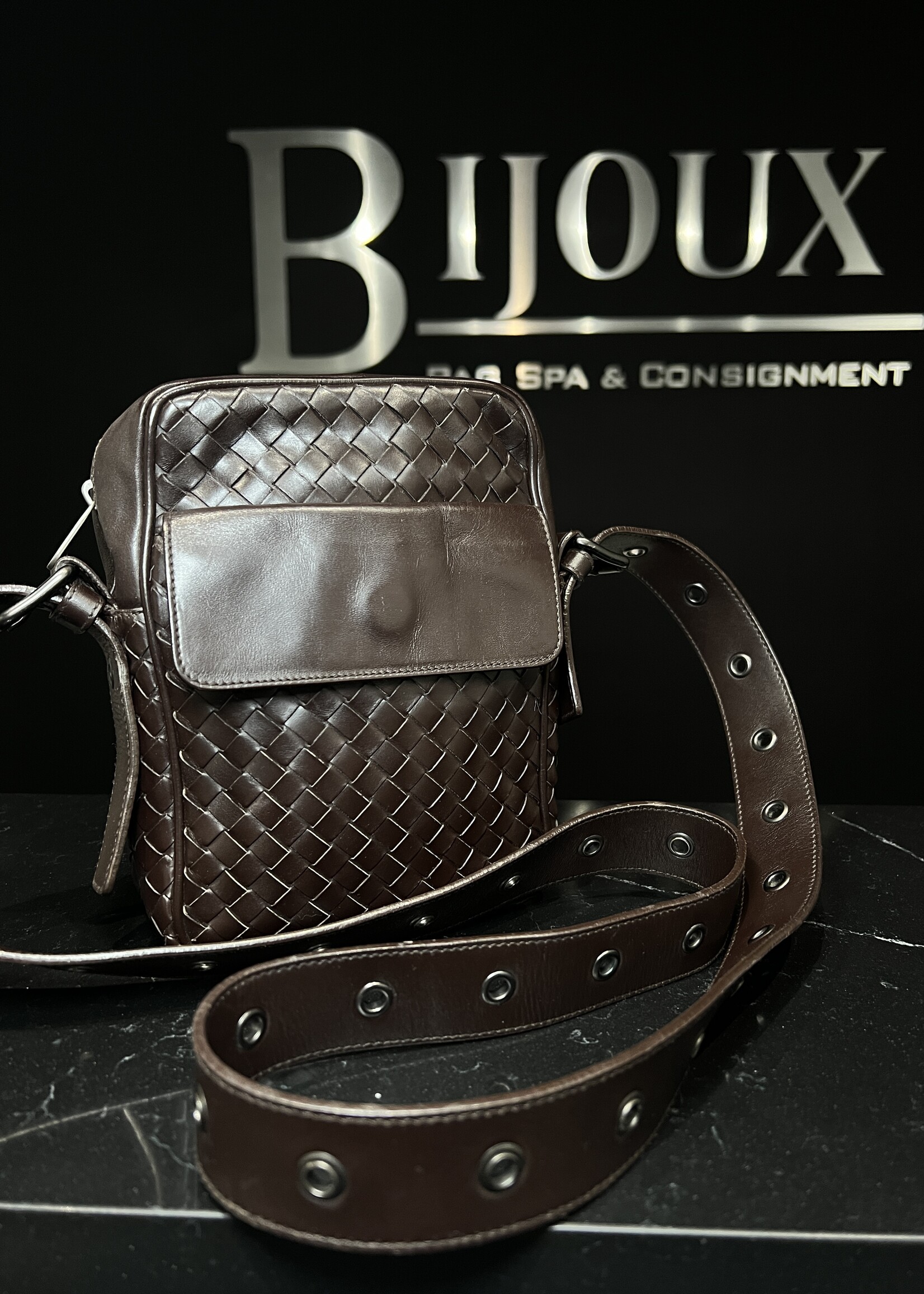 Bottega Veneta Bottega Venetta Intrecciato Leather Bag