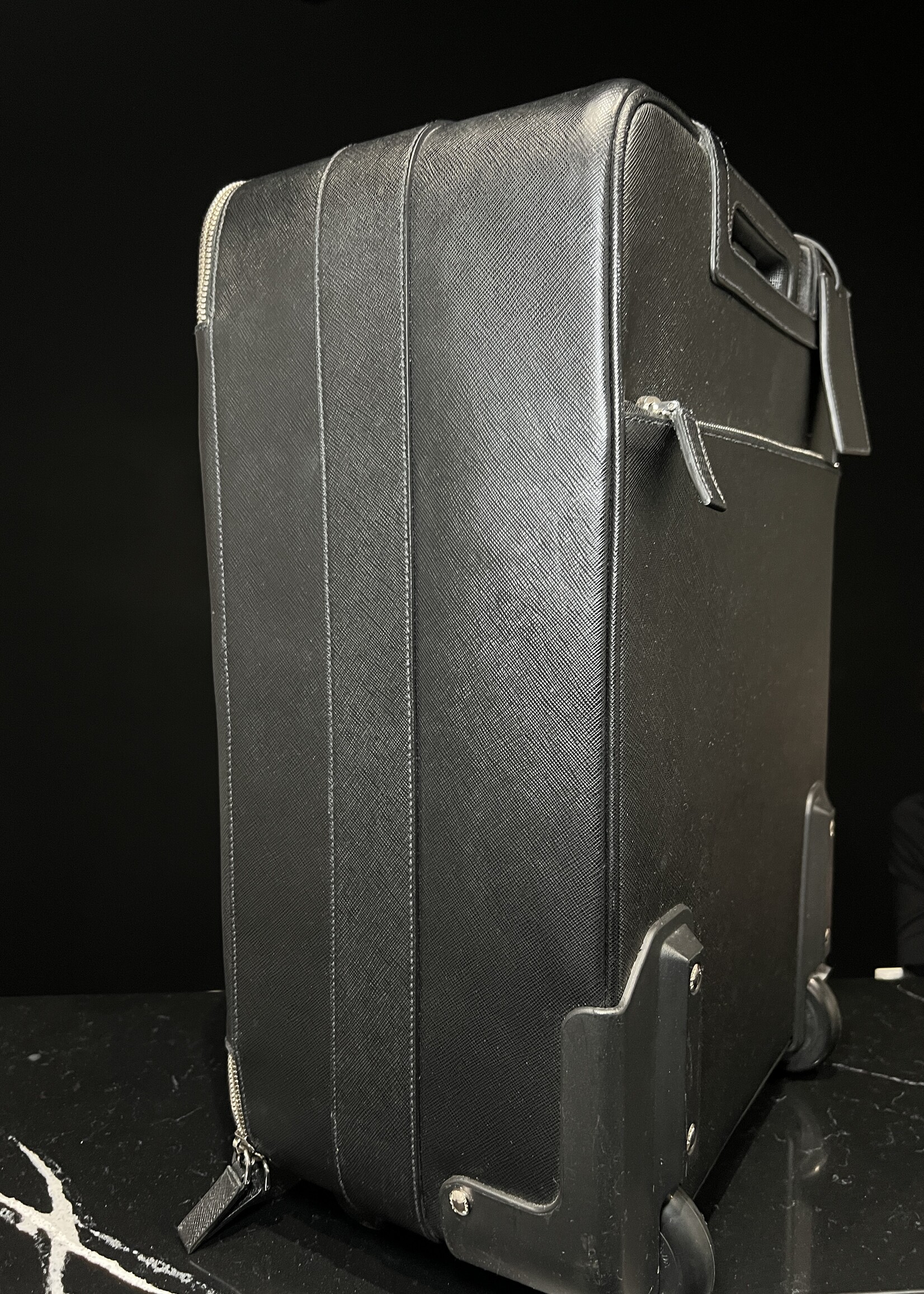 Prada SOLD - Prada Saffiano Leather Rolling Carry-On