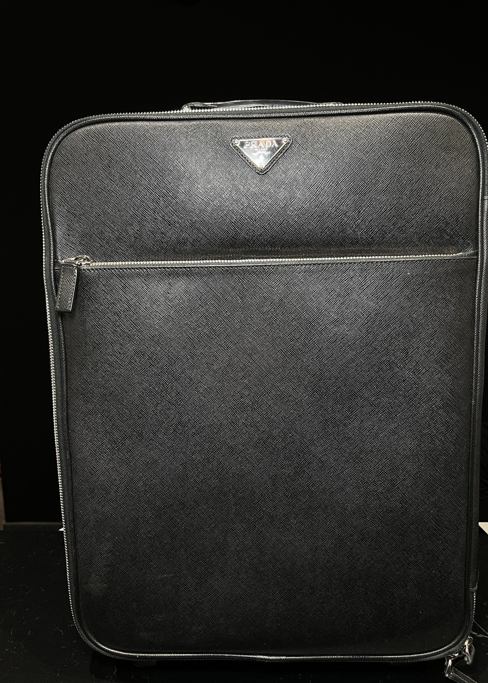 Prada SOLD - Prada Saffiano Leather Rolling Carry-On