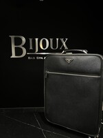 Prada Prada Saffiano Leather Rolling Carry-On