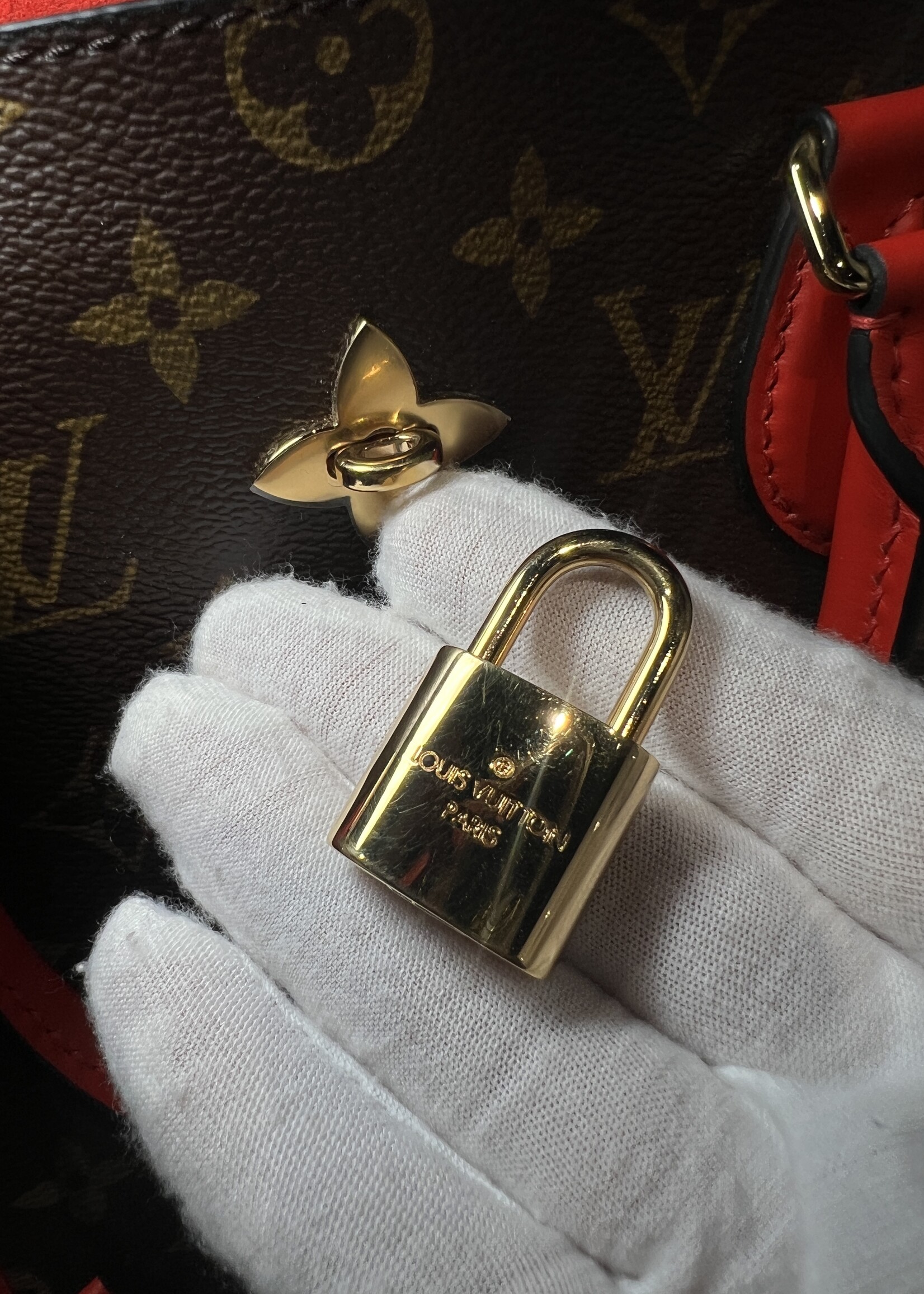 Louis Vuitton Louis Vuitton Flower Tote  Coquelicot