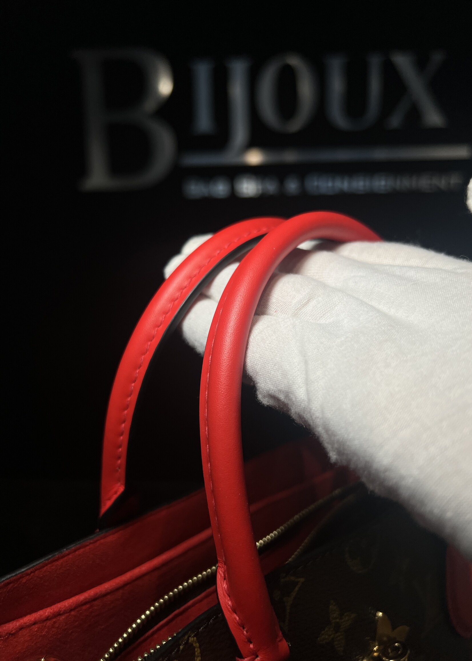 Louis Vuitton Louis Vuitton Flower Tote  Coquelicot