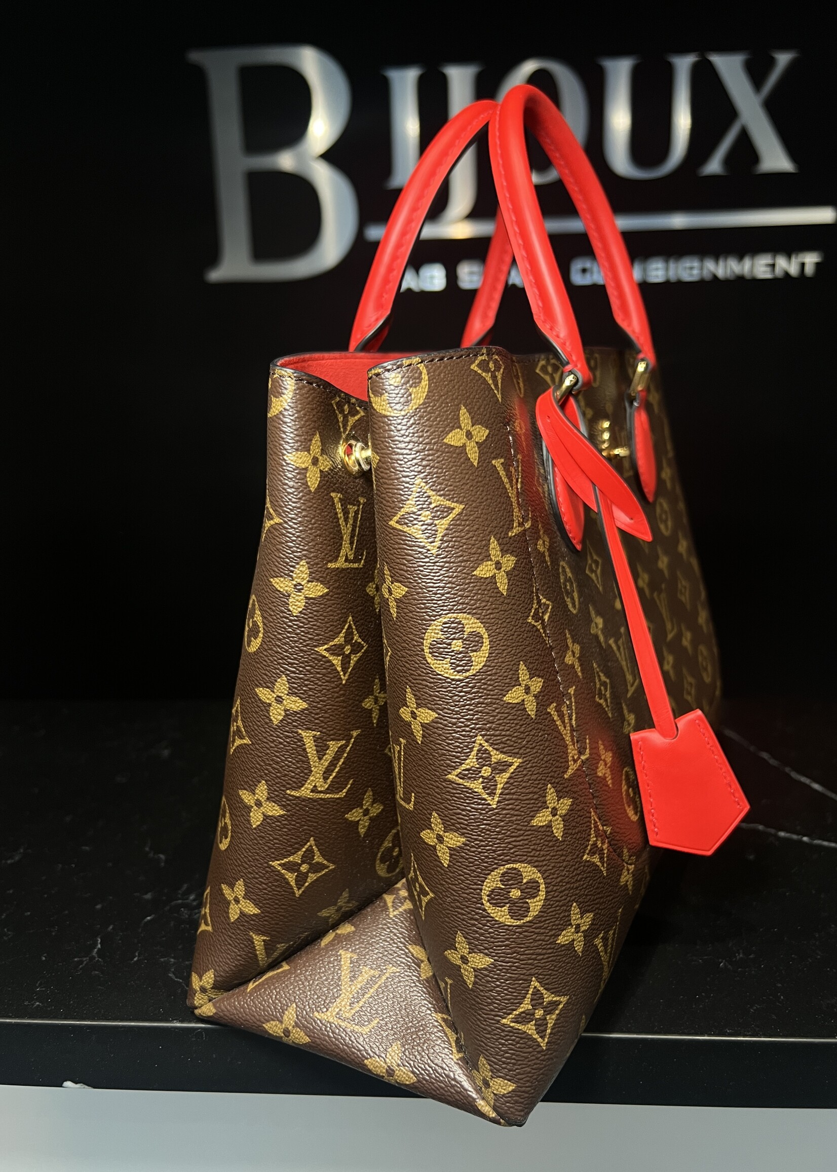Louis Vuitton Louis Vuitton Flower Tote  Coquelicot