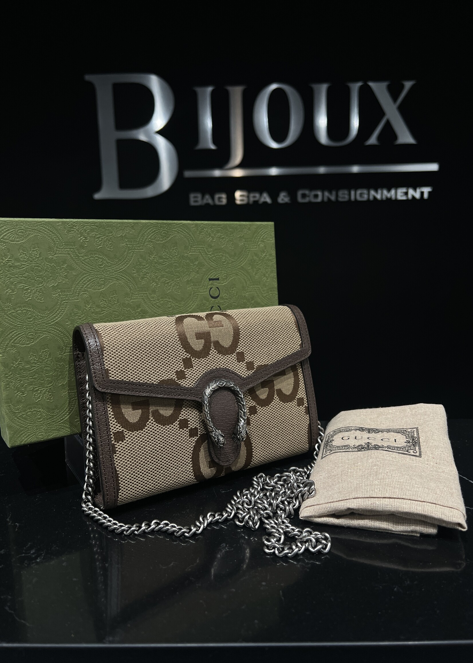 Gucci Gucci Jumbo Print Dionysus WOC