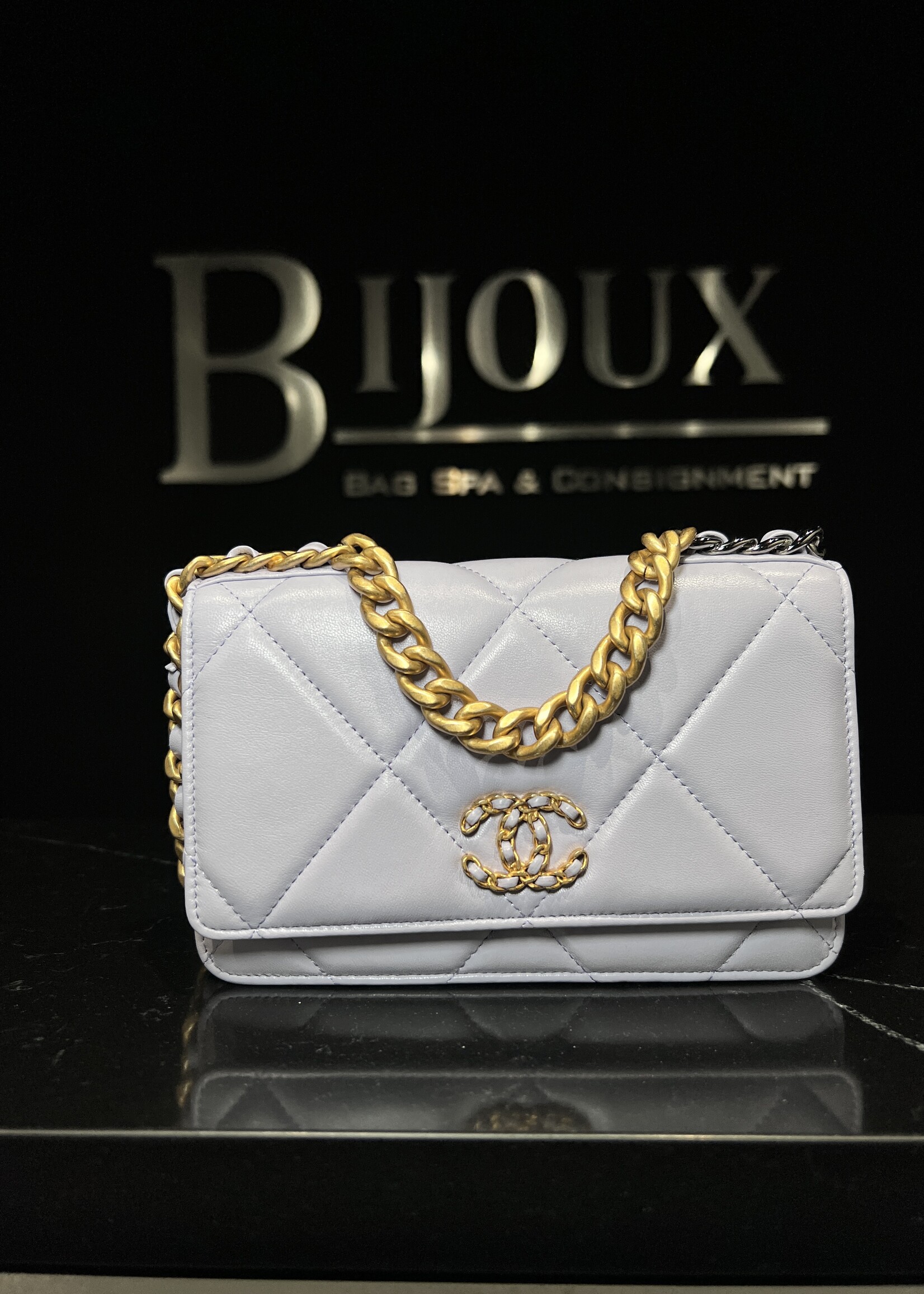 Chanel Chanel 19 Wallet on Chain Lilac