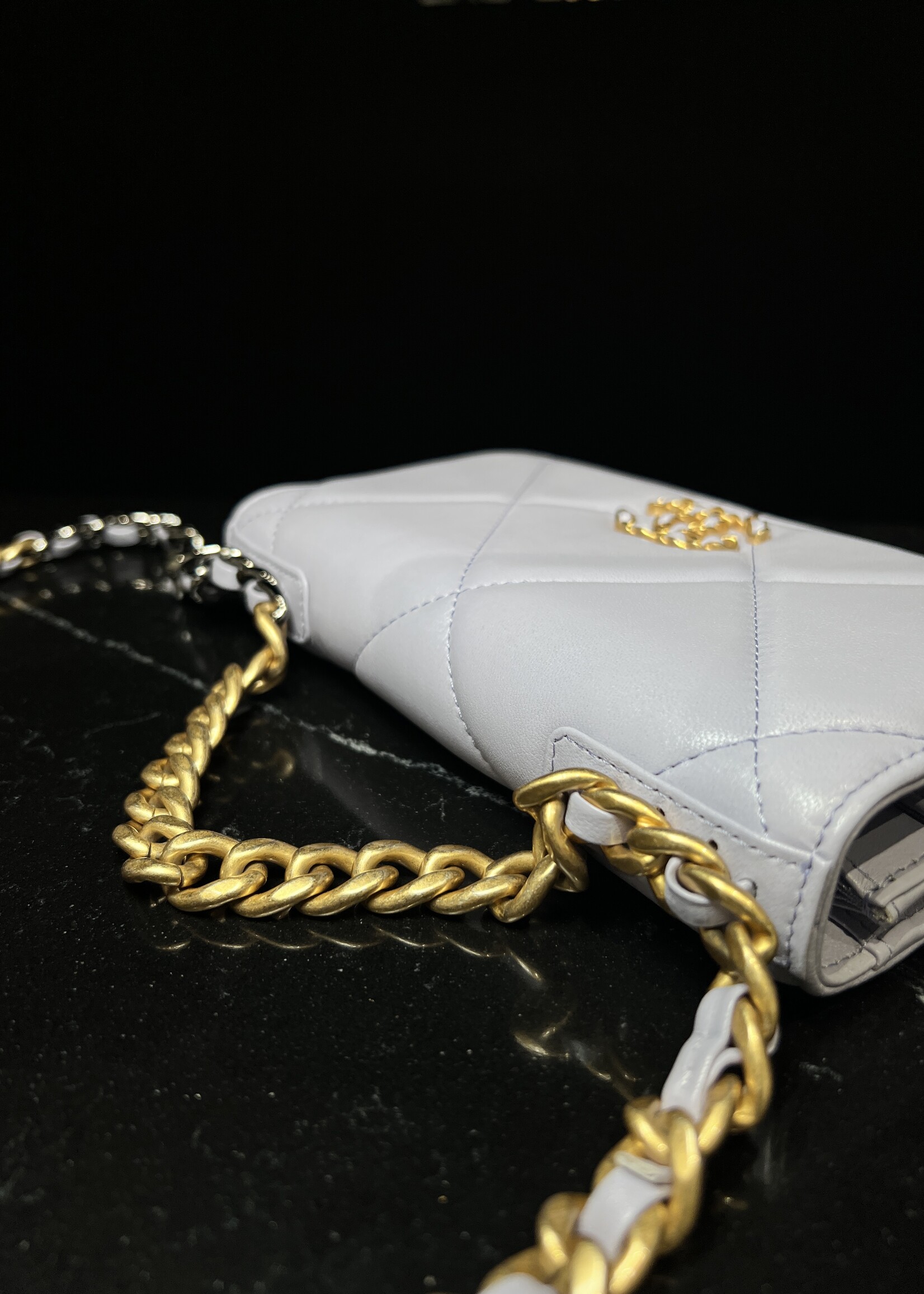 Chanel Chanel 19 Wallet on Chain Lilac