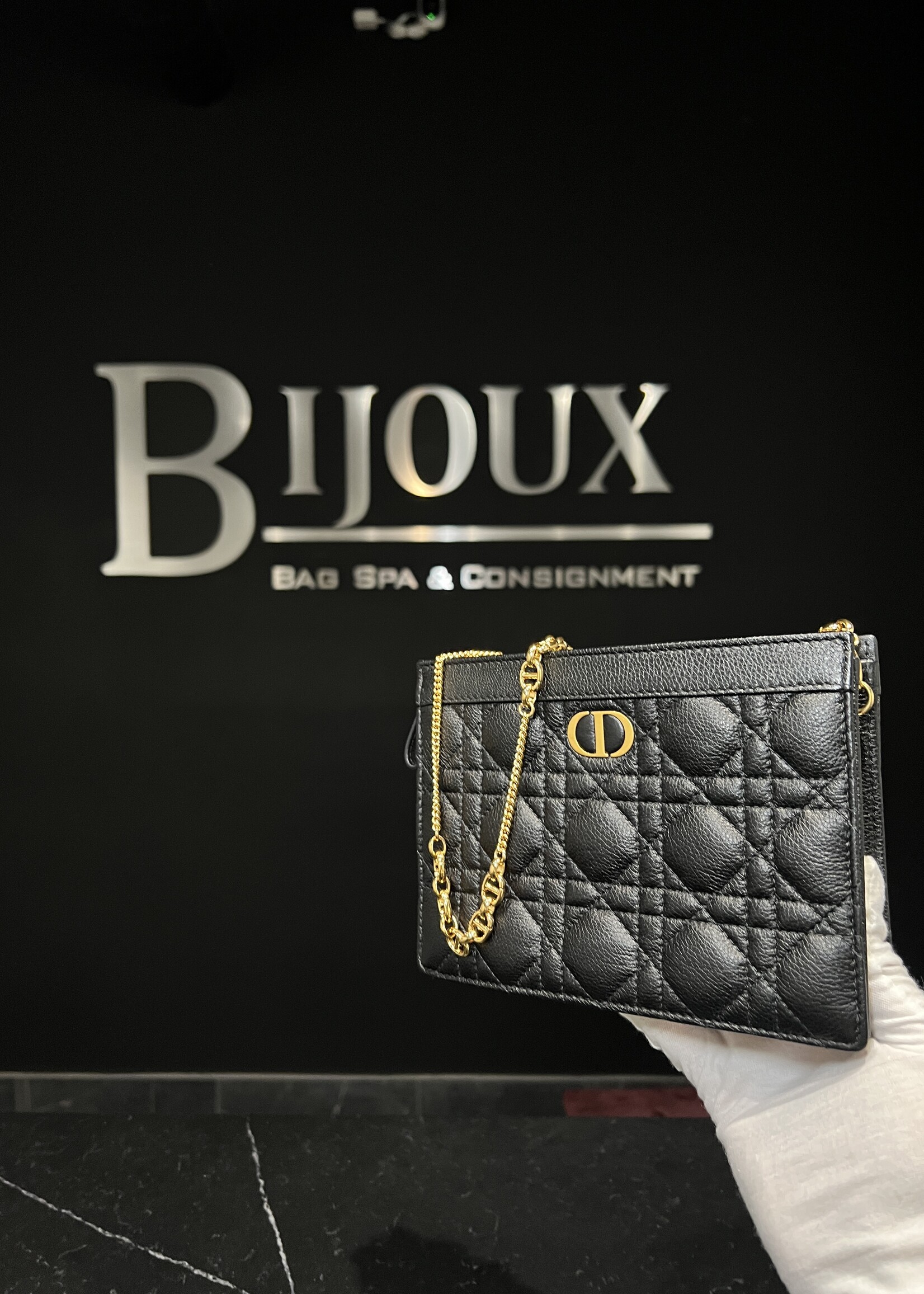 Christian Dior SOLD- Christian Dior Caro Every Chain Clutch