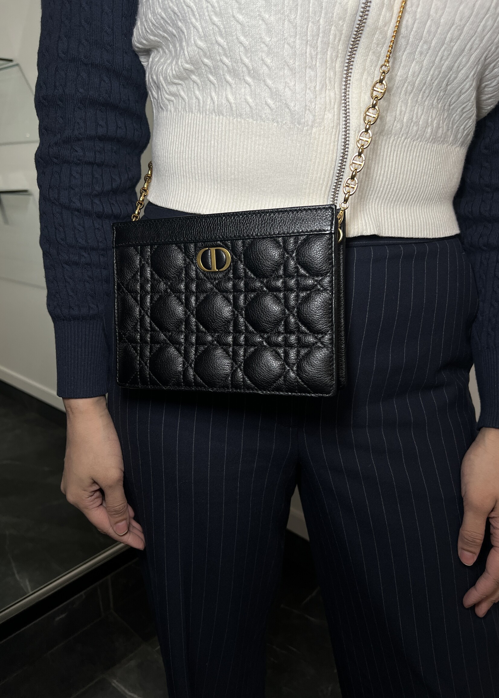 Christian Dior SOLD- Christian Dior Caro Every Chain Clutch