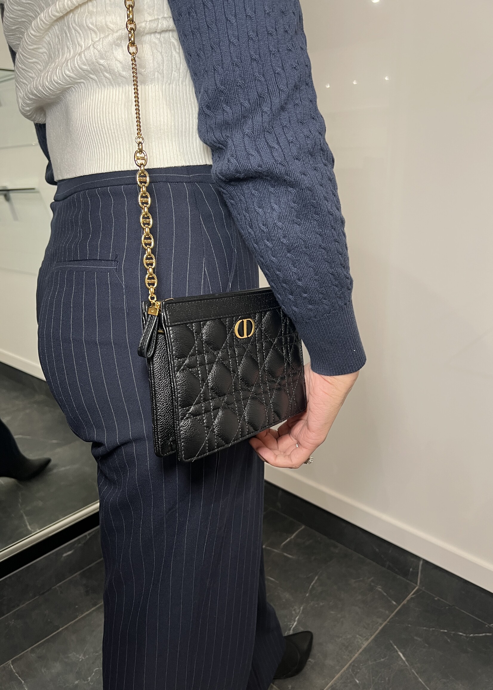 Christian Dior SOLD- Christian Dior Caro Every Chain Clutch