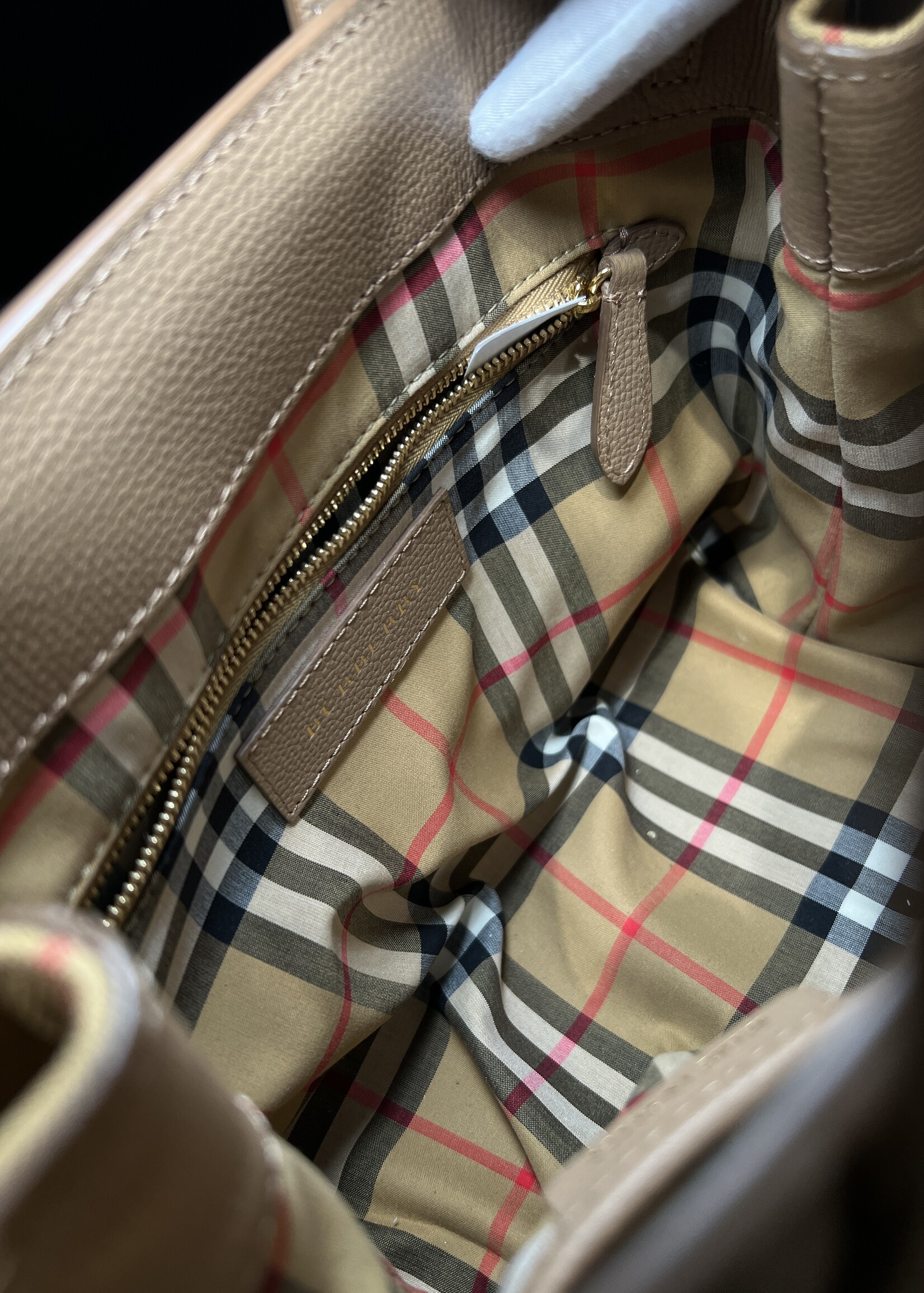 Burberry SOLD - Burberry Small Beige Banner