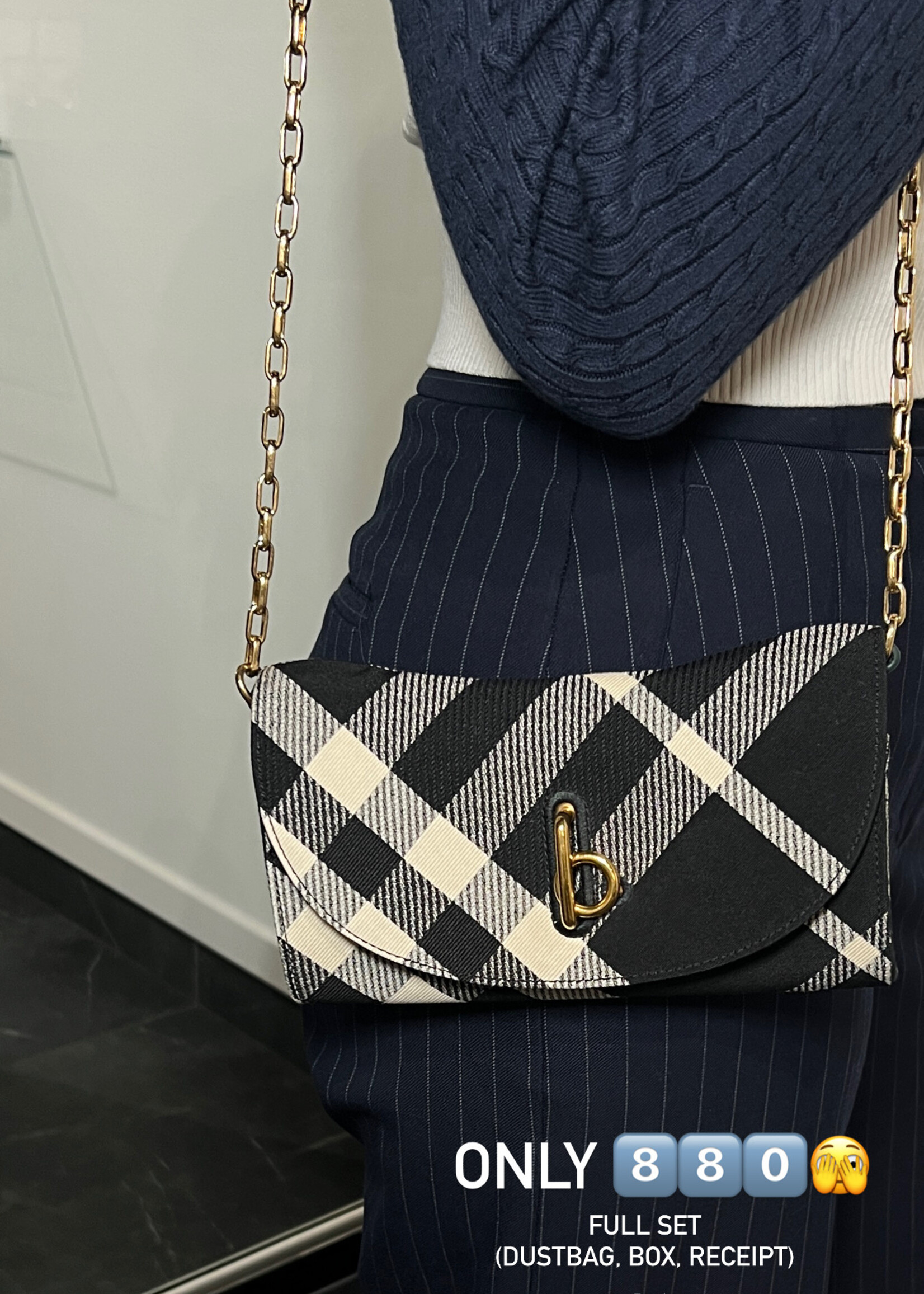 Burberry Burberry Rocking Horse Wallet on Chain