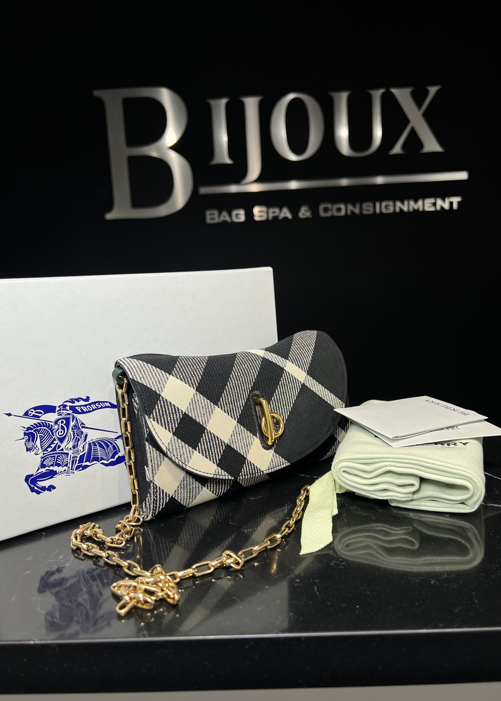 Burberry Burberry Rocking Horse Wallet on Chain