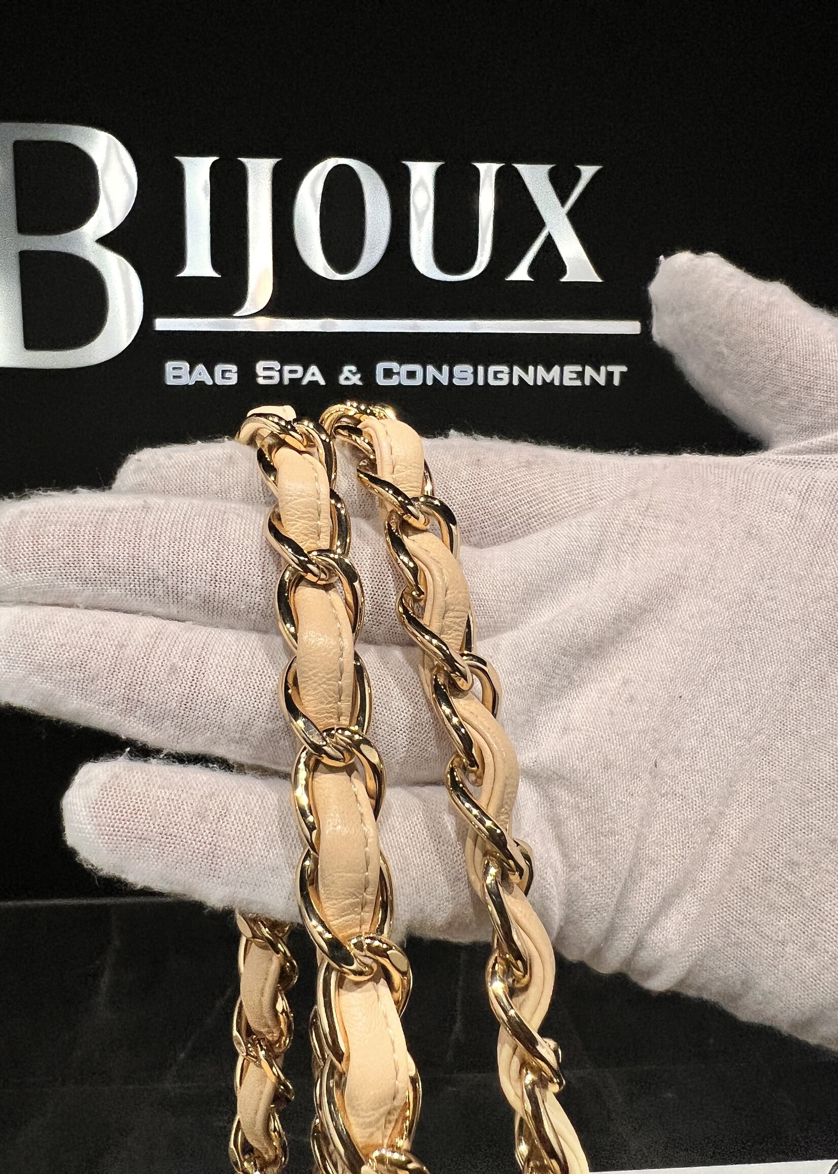 Chanel SOLD - Chanel Jumbo 19 Series Beige Lambskin