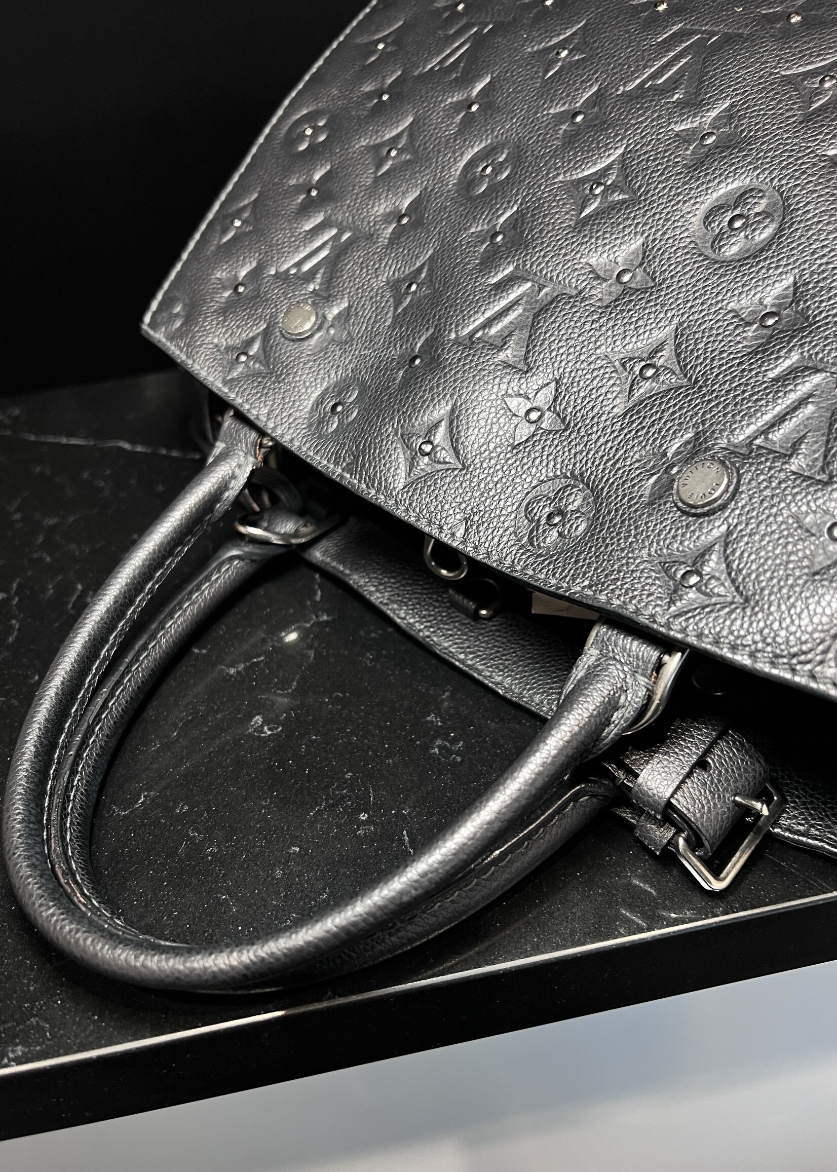 Louis Vuitton Louis Vuitton Montaigne MM Studded Black