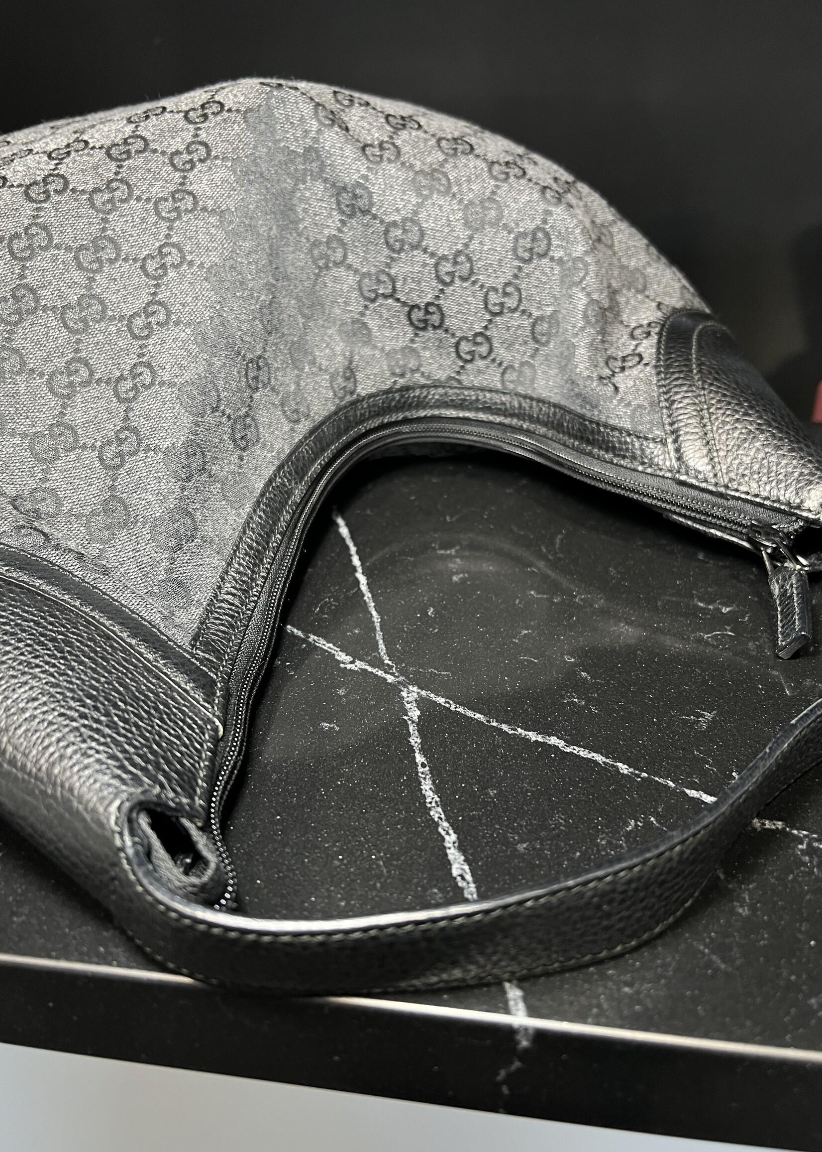 Gucci SOLD - Gucci Hobo Canvas Bag