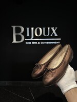Chanel Chanel Bronze Ballet Flats 35.5