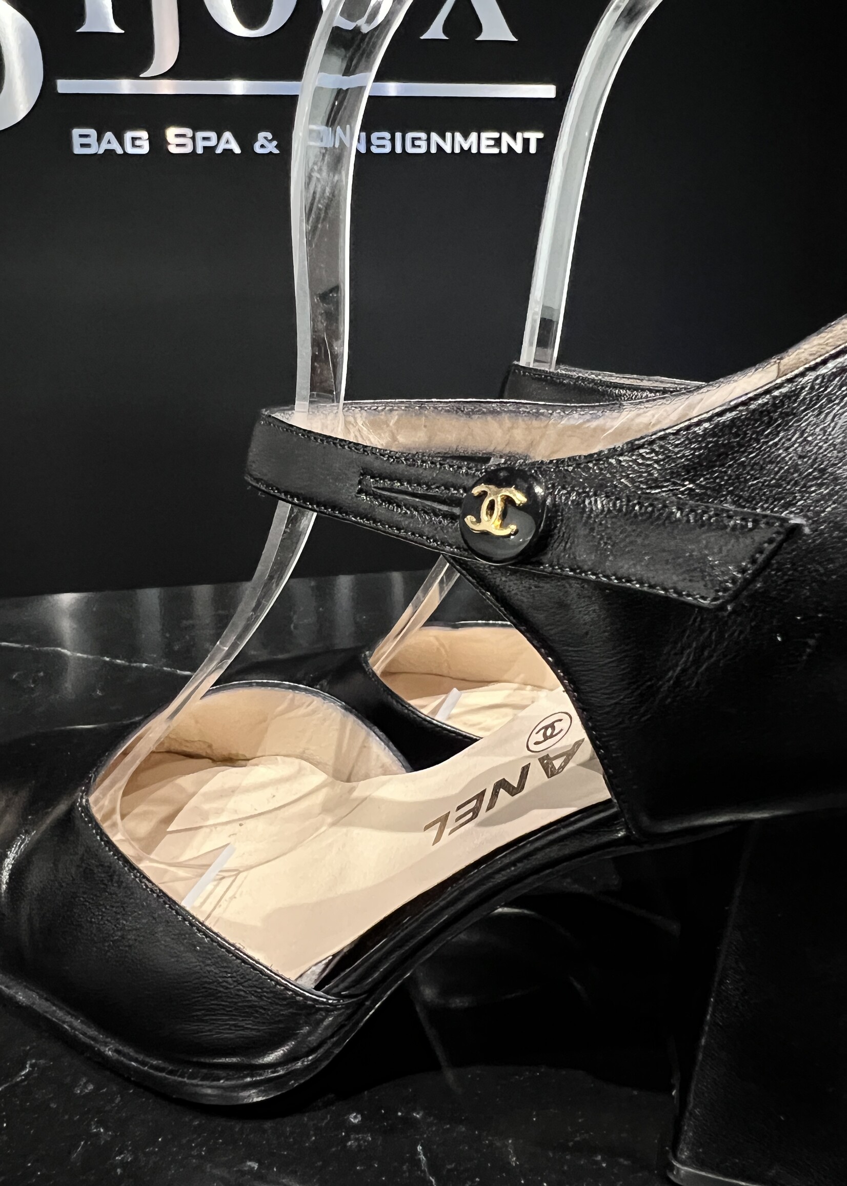 Chanel Ankle Strap Pumps 36