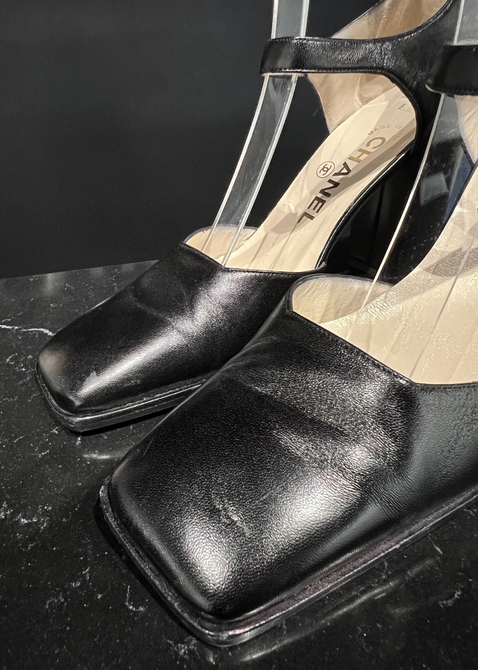 Chanel Ankle Strap Pumps 36