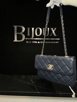 Chanel Chanel Trendy Navy Medium Flap Bag