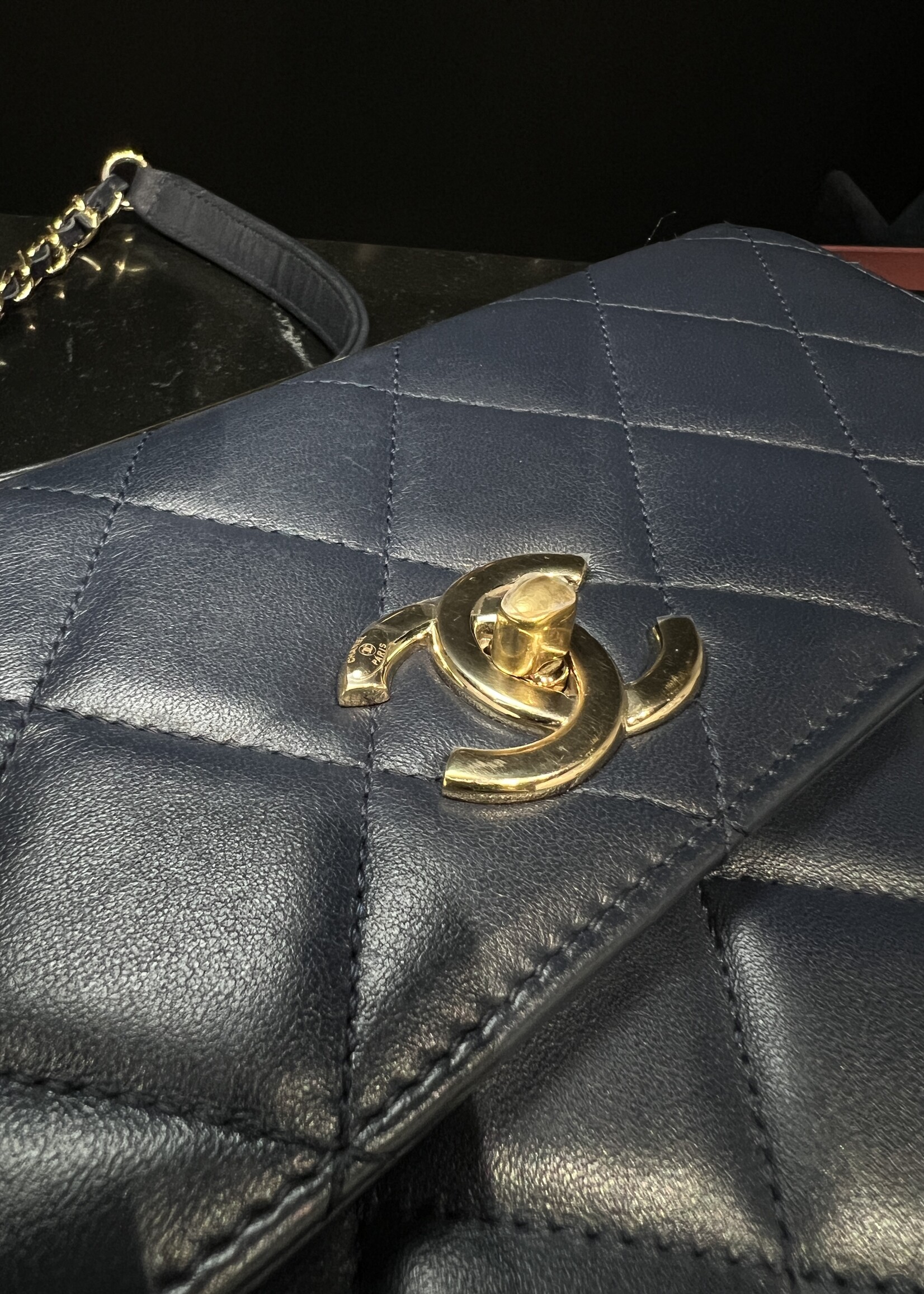 Chanel Chanel Trendy Navy Flap Bag