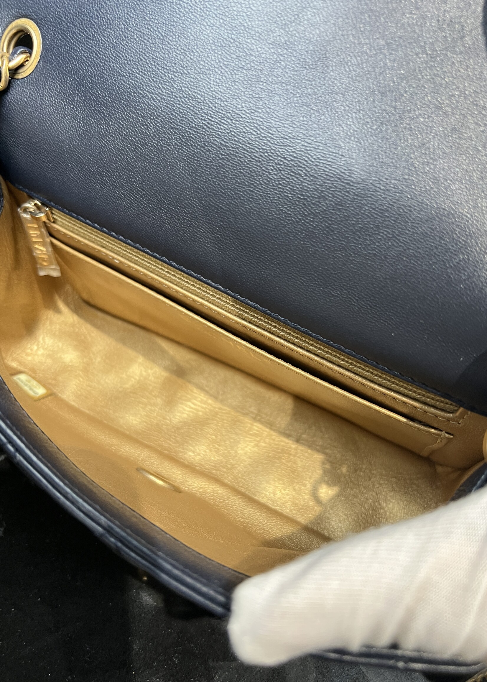 Chanel Chanel Mini Flap Navy Pearl