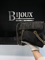 Prada Prada Tessuto Nylon Chain Shoulder Bag