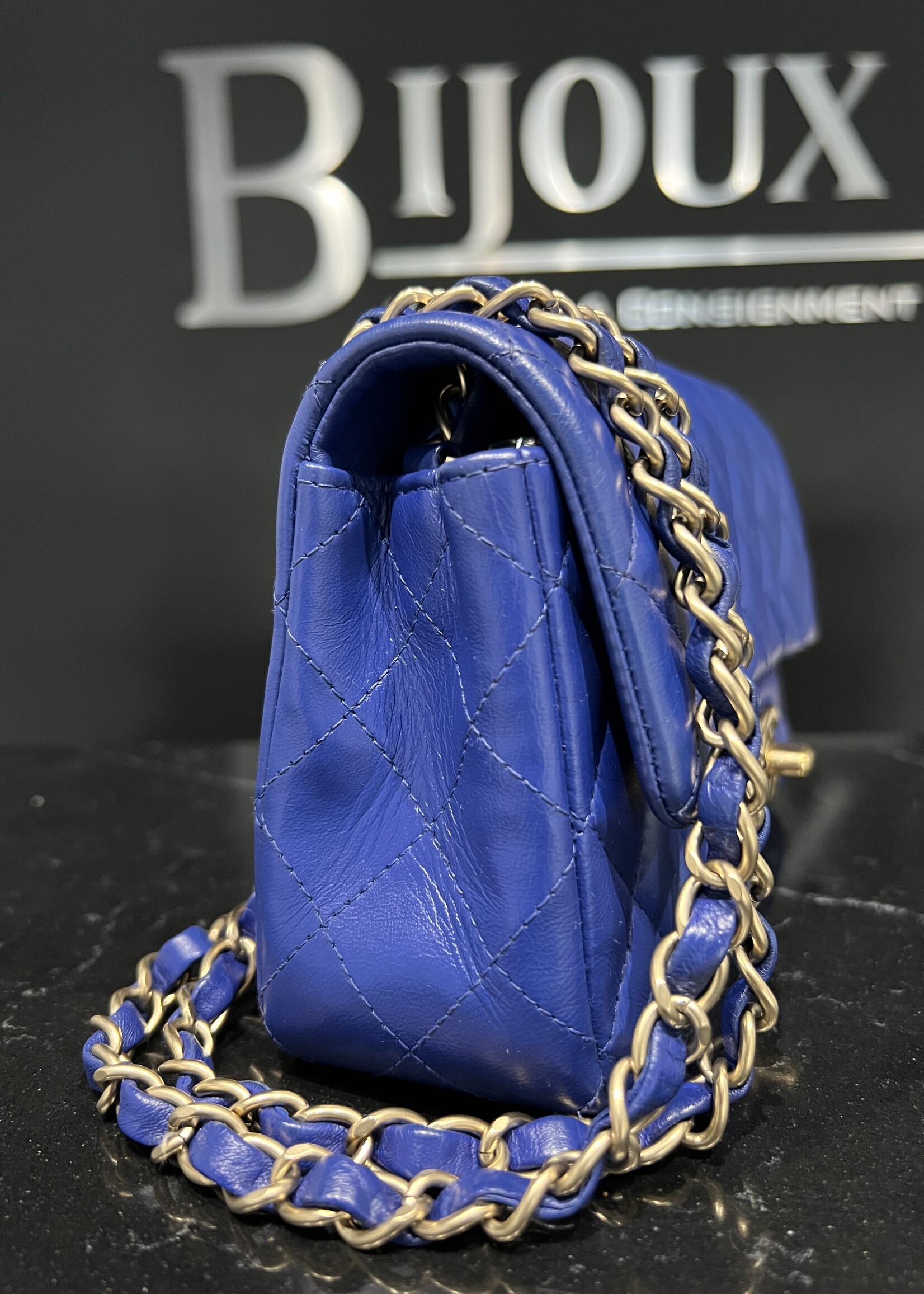 Chanel Chanel Rectangle Mini Flap Blue 17 Series