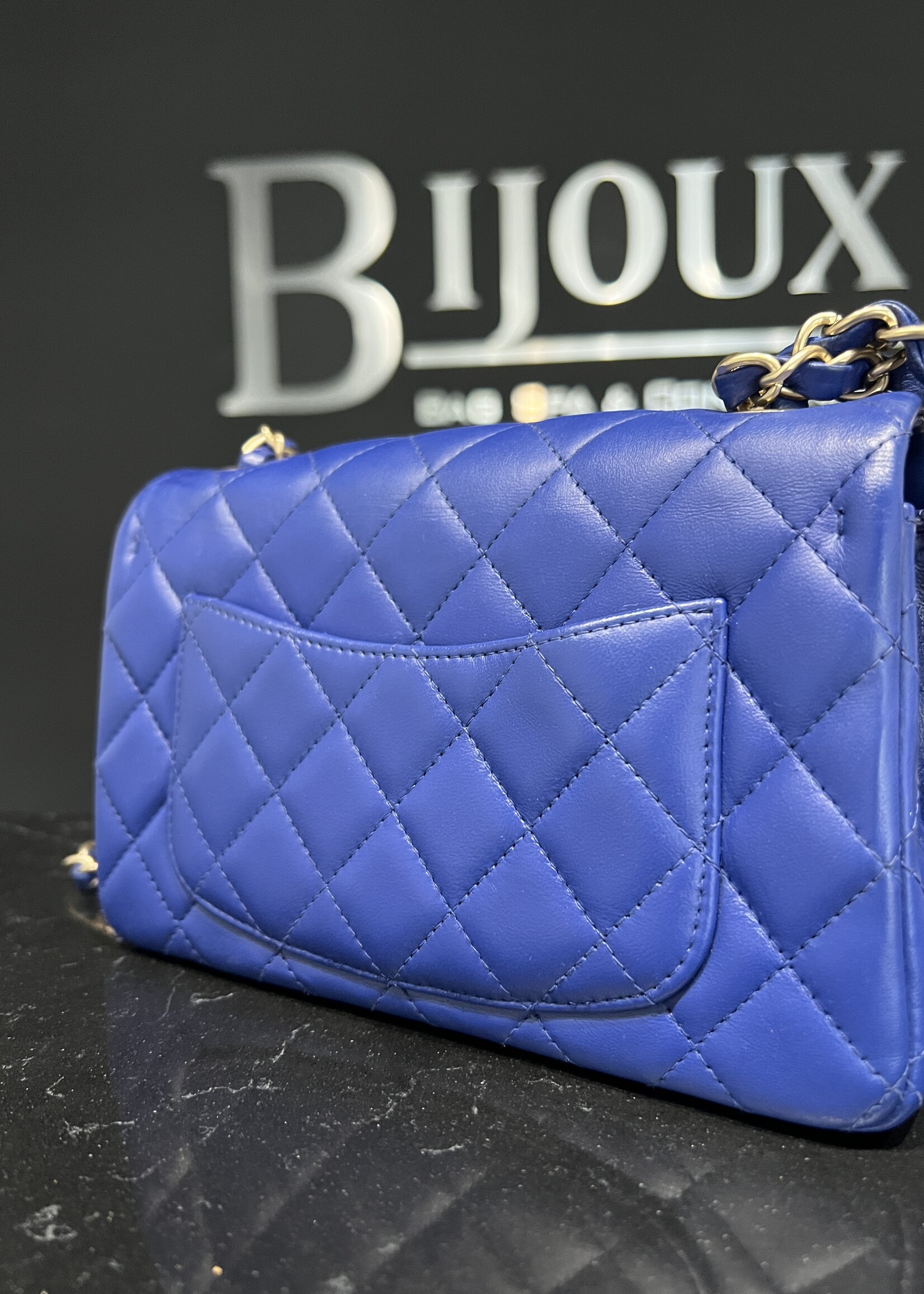 Chanel Chanel Rectangle Mini Flap Blue 17 Series