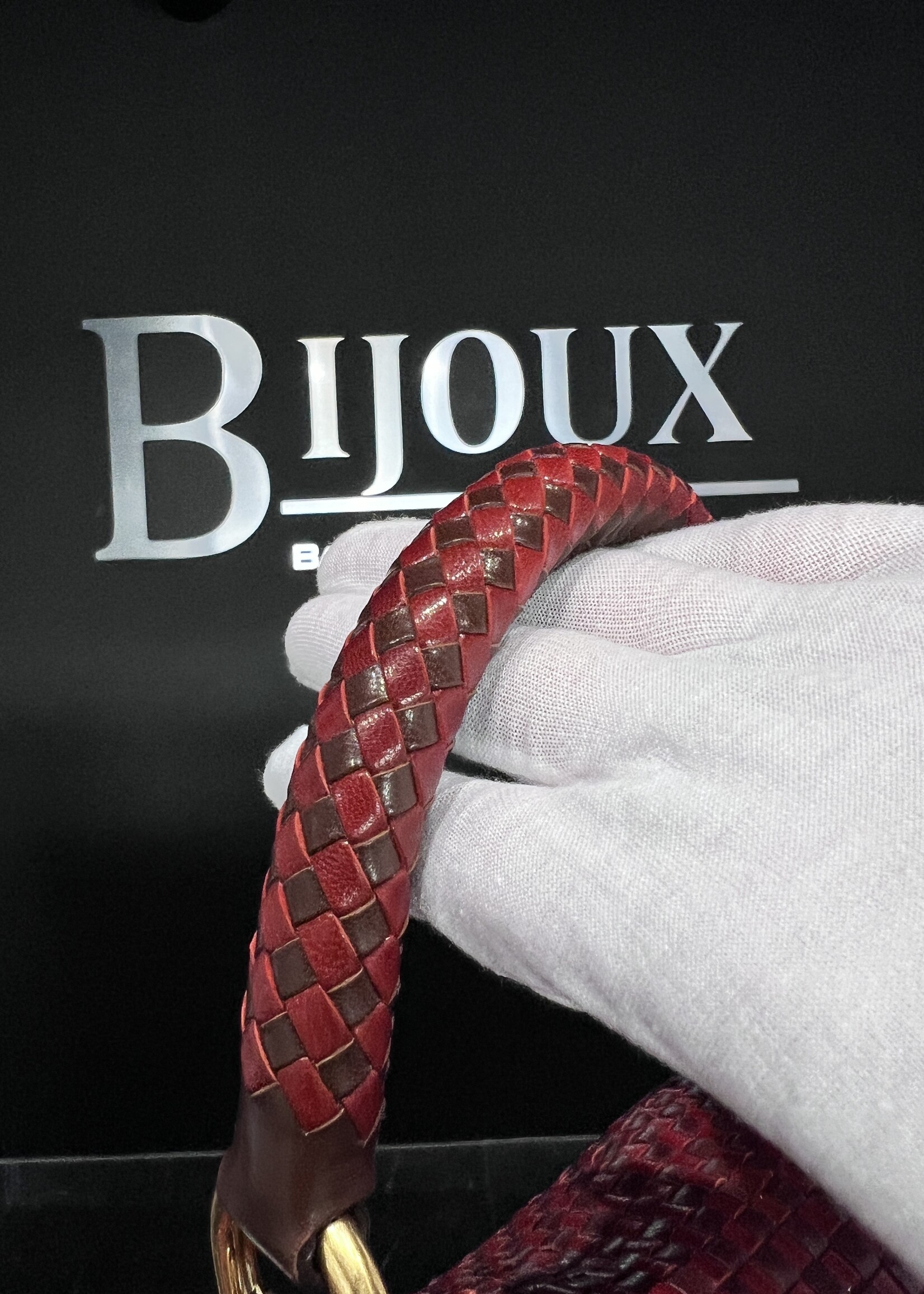 Prada Prada Red Woven Tote