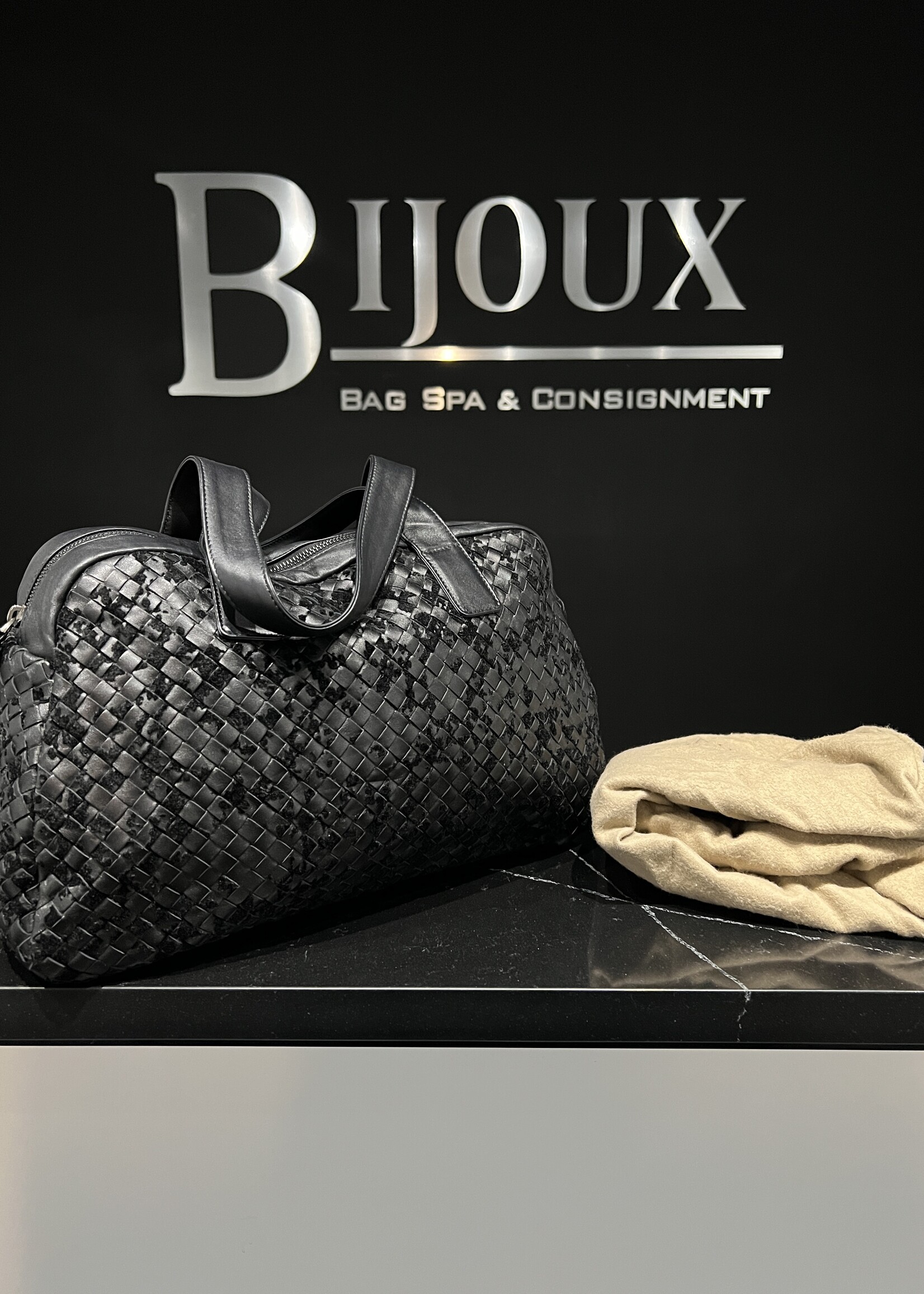 Bottega Veneta Bottega Veneta Woven Boston