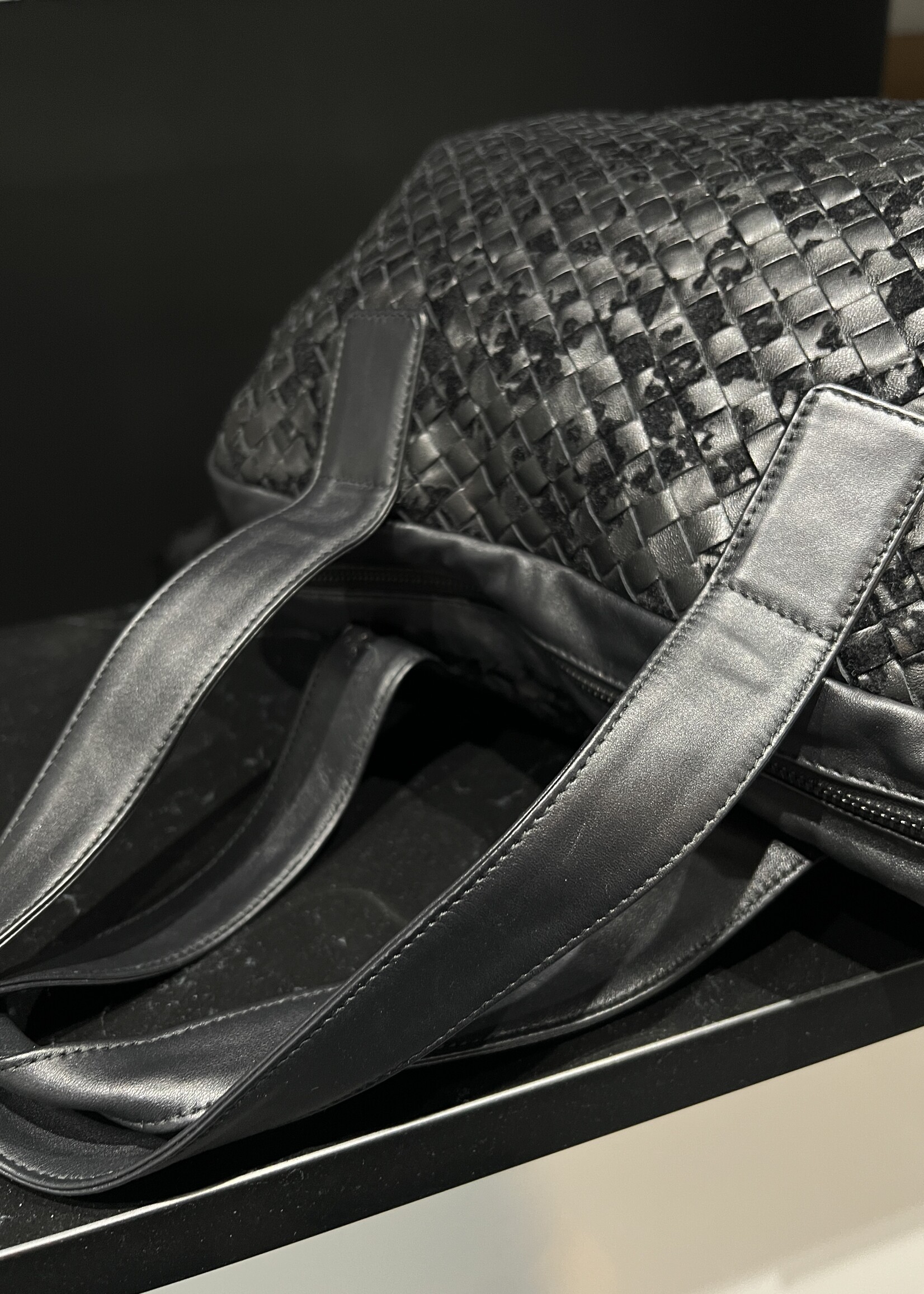 Bottega Veneta SOLD - Bottega Veneta Woven Boston