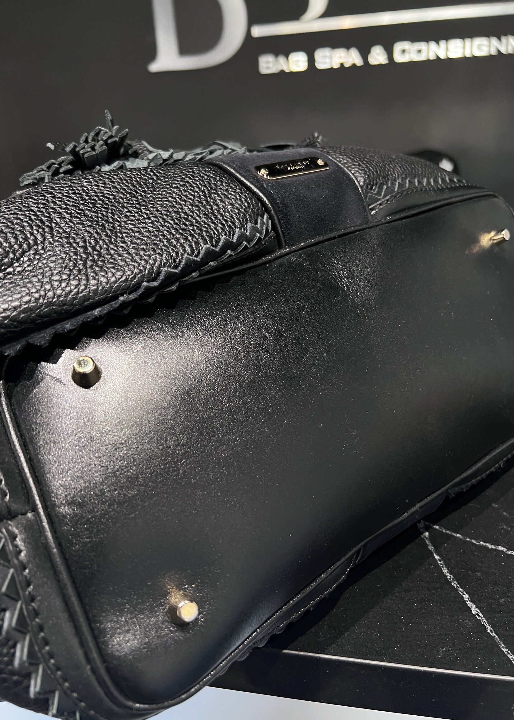 Burberry SOLD - Burberry Navy Tassle Prorsum