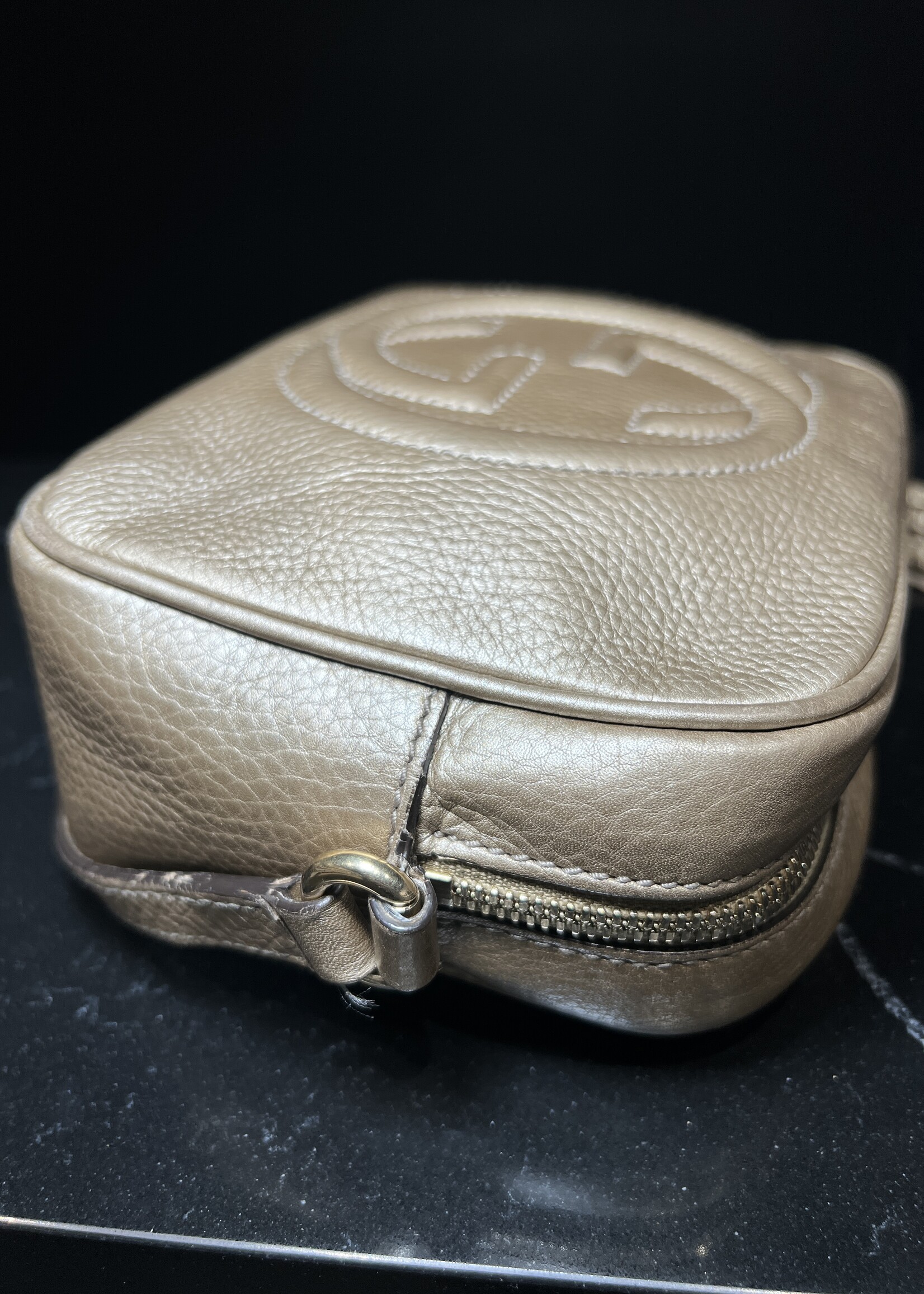 Gucci SOLD - Gucci Gold  Disco Soho Bag