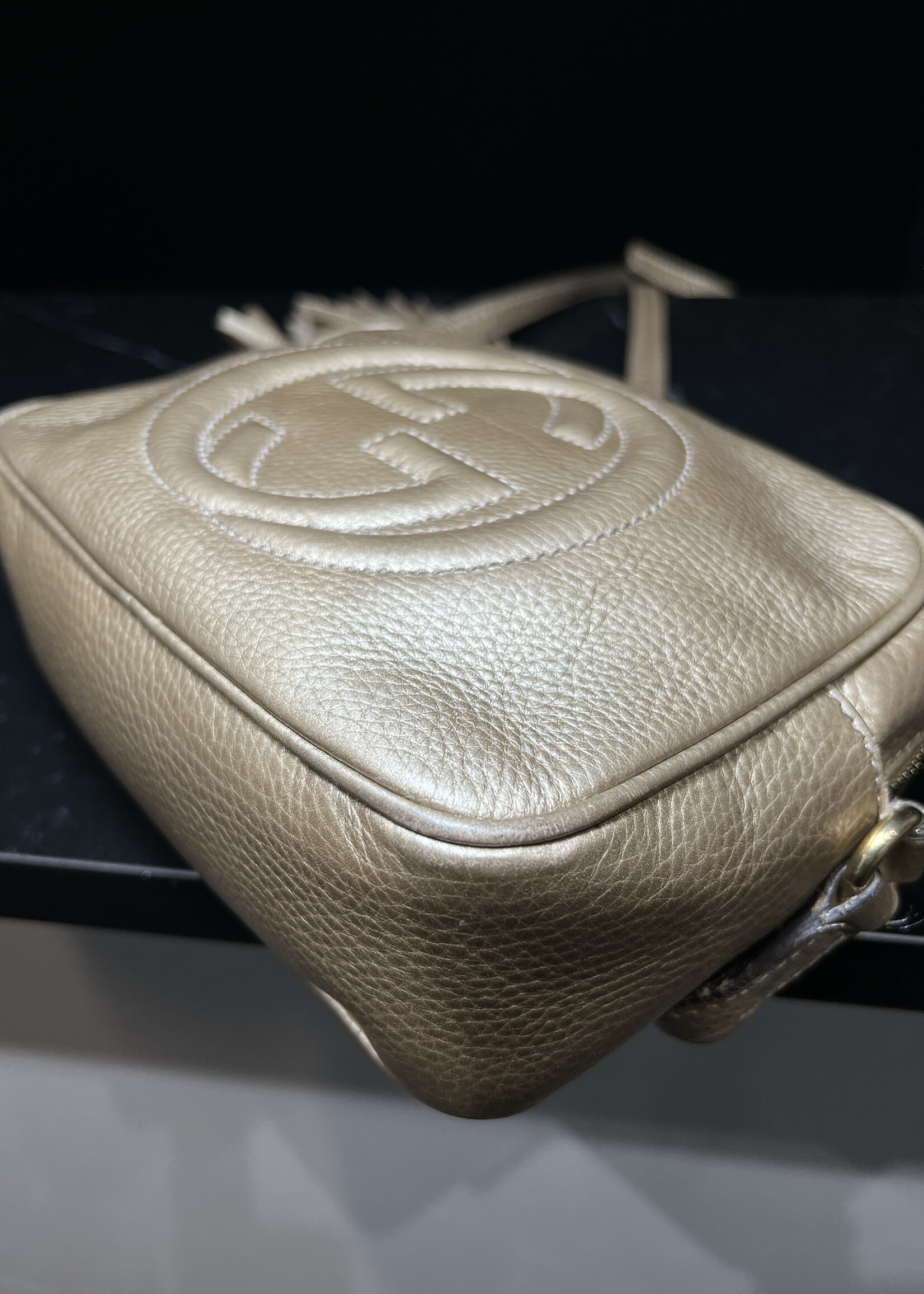 Gucci SOLD - Gucci Gold  Disco Soho Bag