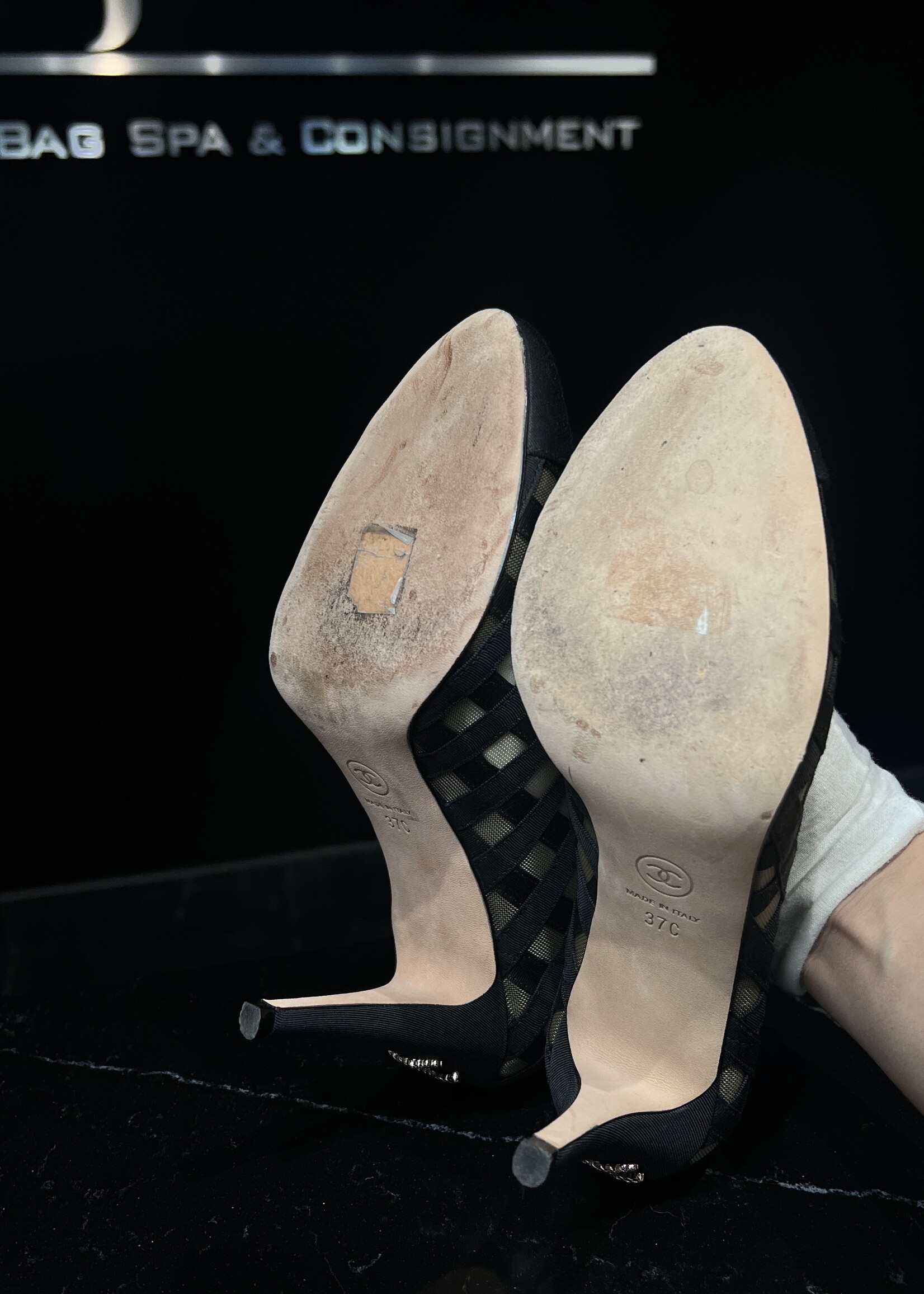 Chanel Chanel Mesh Pumps - 37