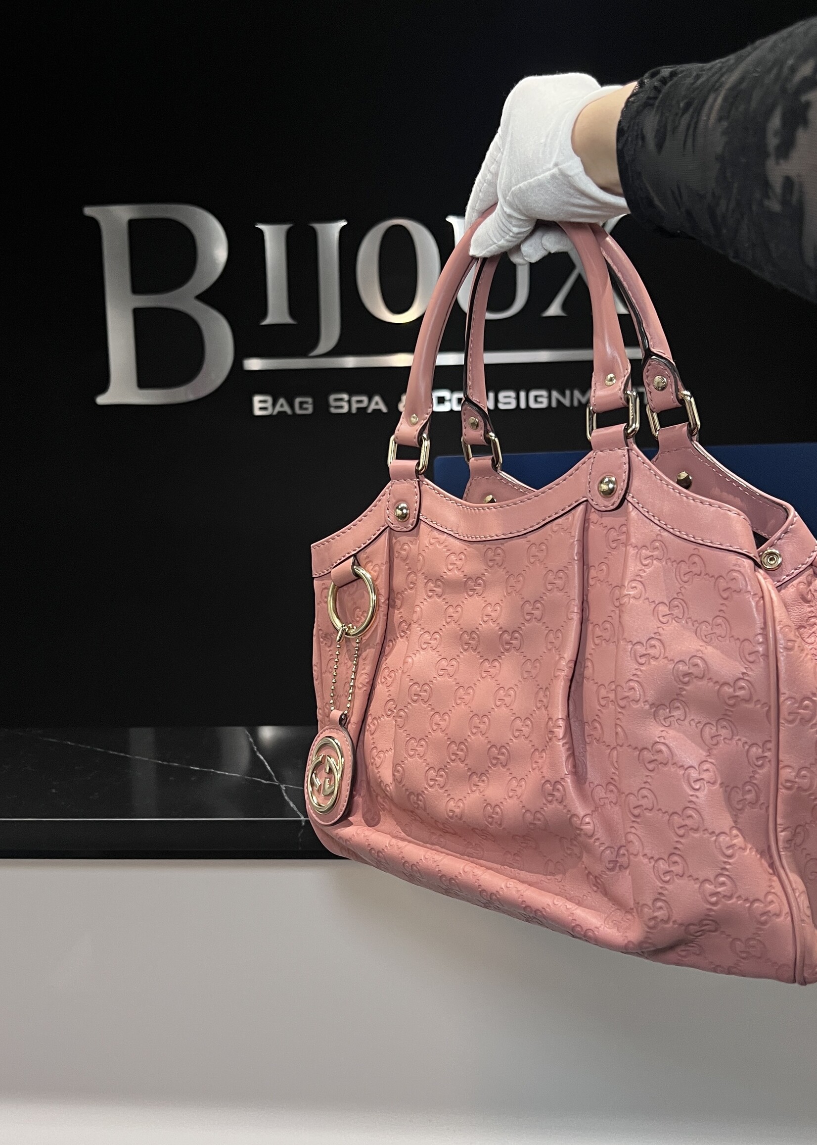 Gucci SOLD - Gucci Pink Sukey Tote