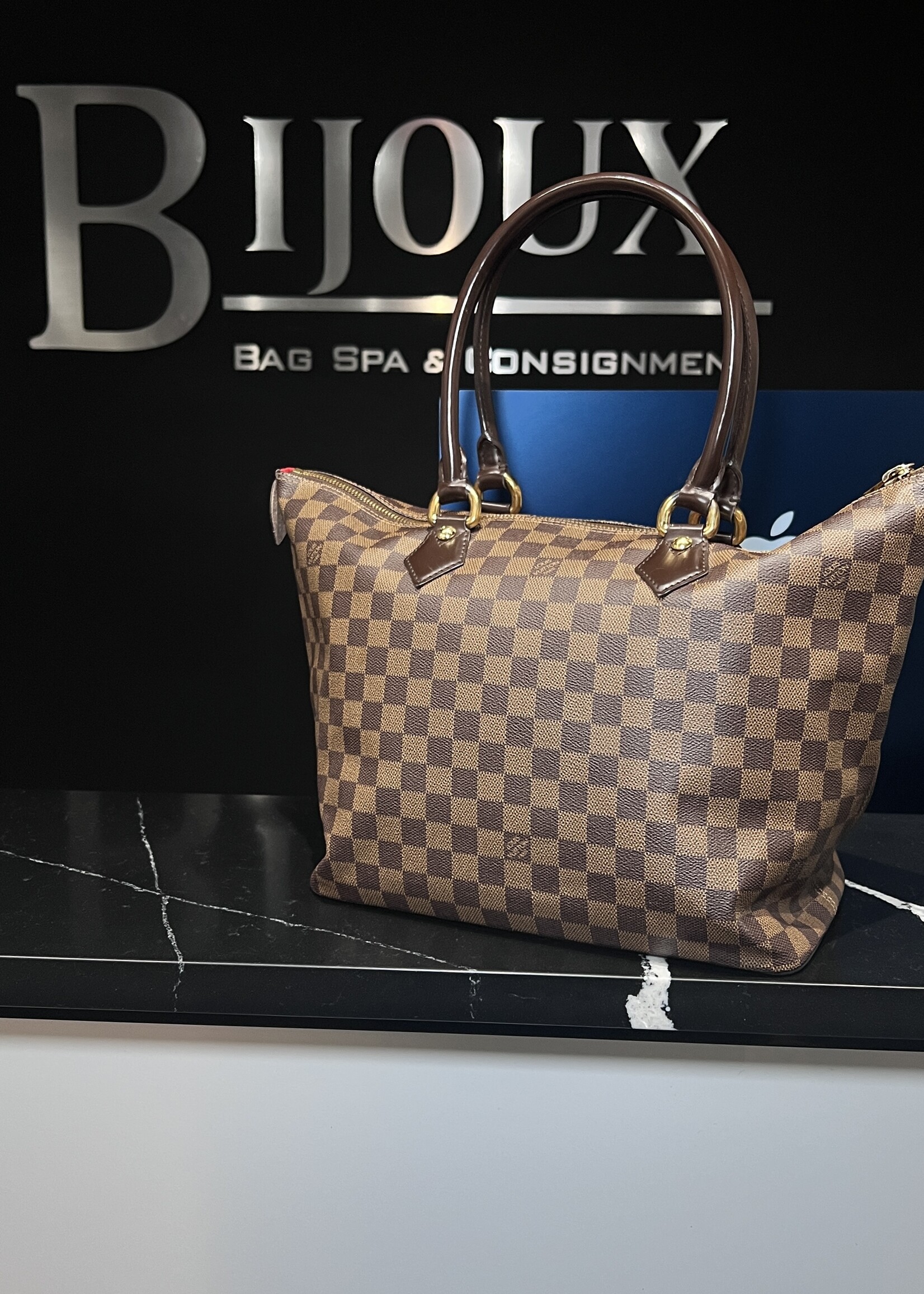 Louis Vuitton SOLD- Louis Vuitton Damier Ebene Saleya MM