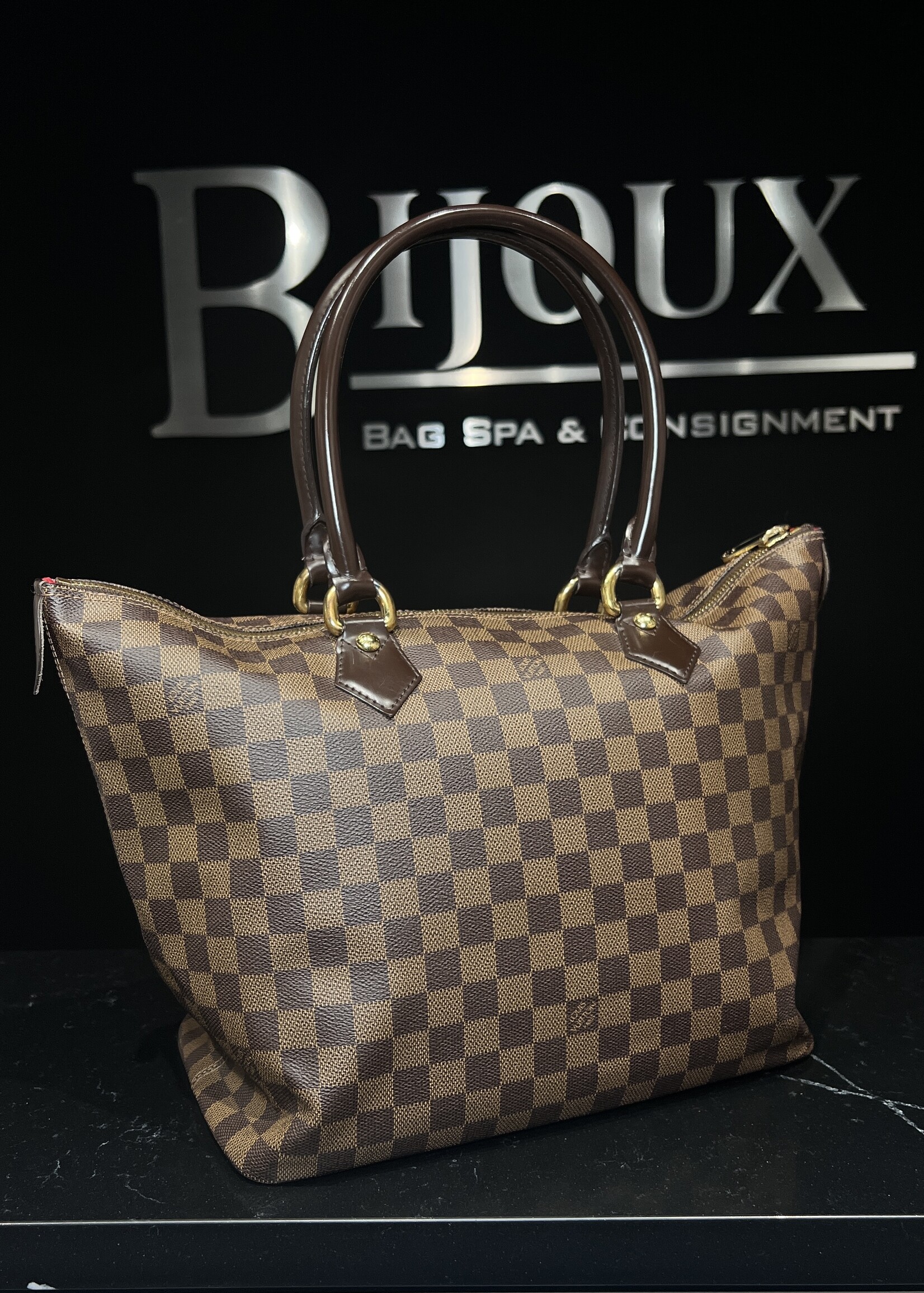 Louis Vuitton SOLD- Louis Vuitton Damier Ebene Saleya MM