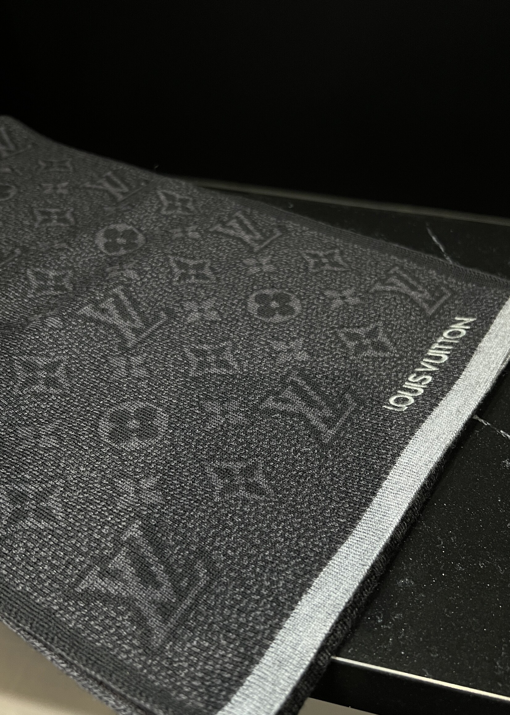 Louis Vuitton SOLD- Louis Vuitton Monogram Eclipse Scarf