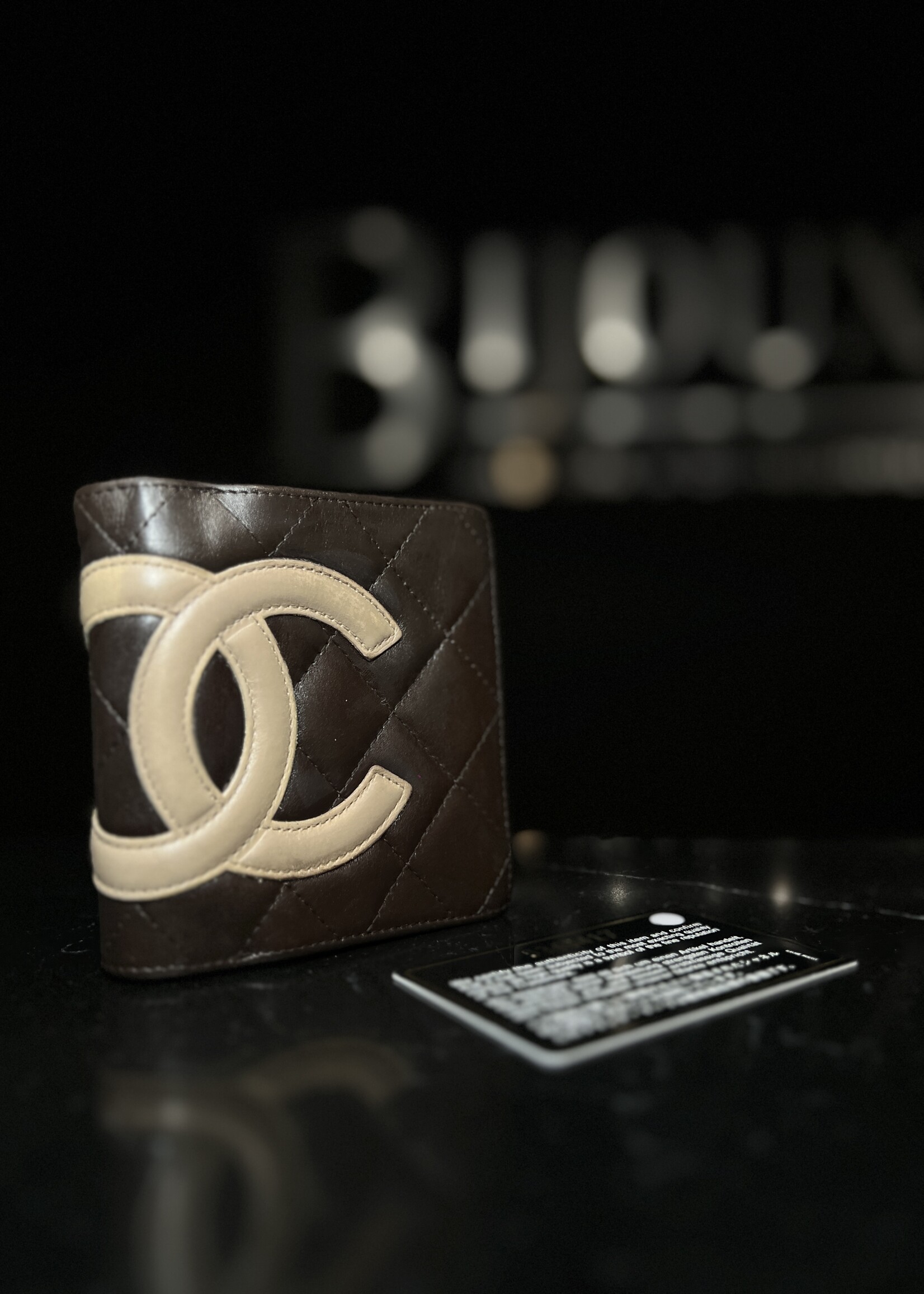 Chanel Chanel Cambon Brown Wallet