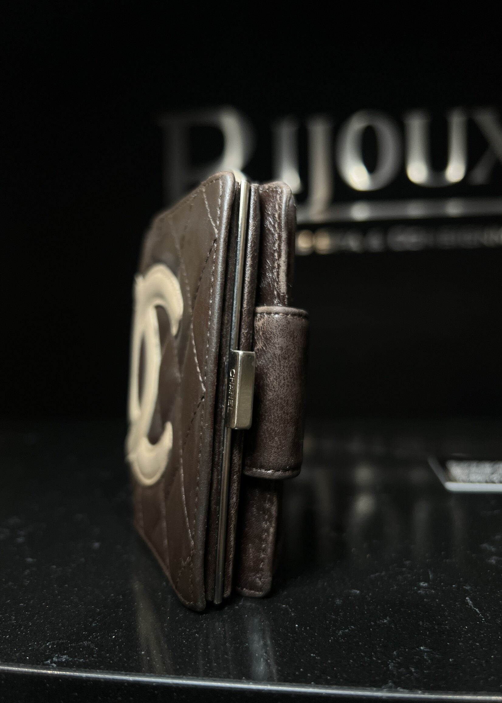 Chanel Chanel Cambon Brown Wallet