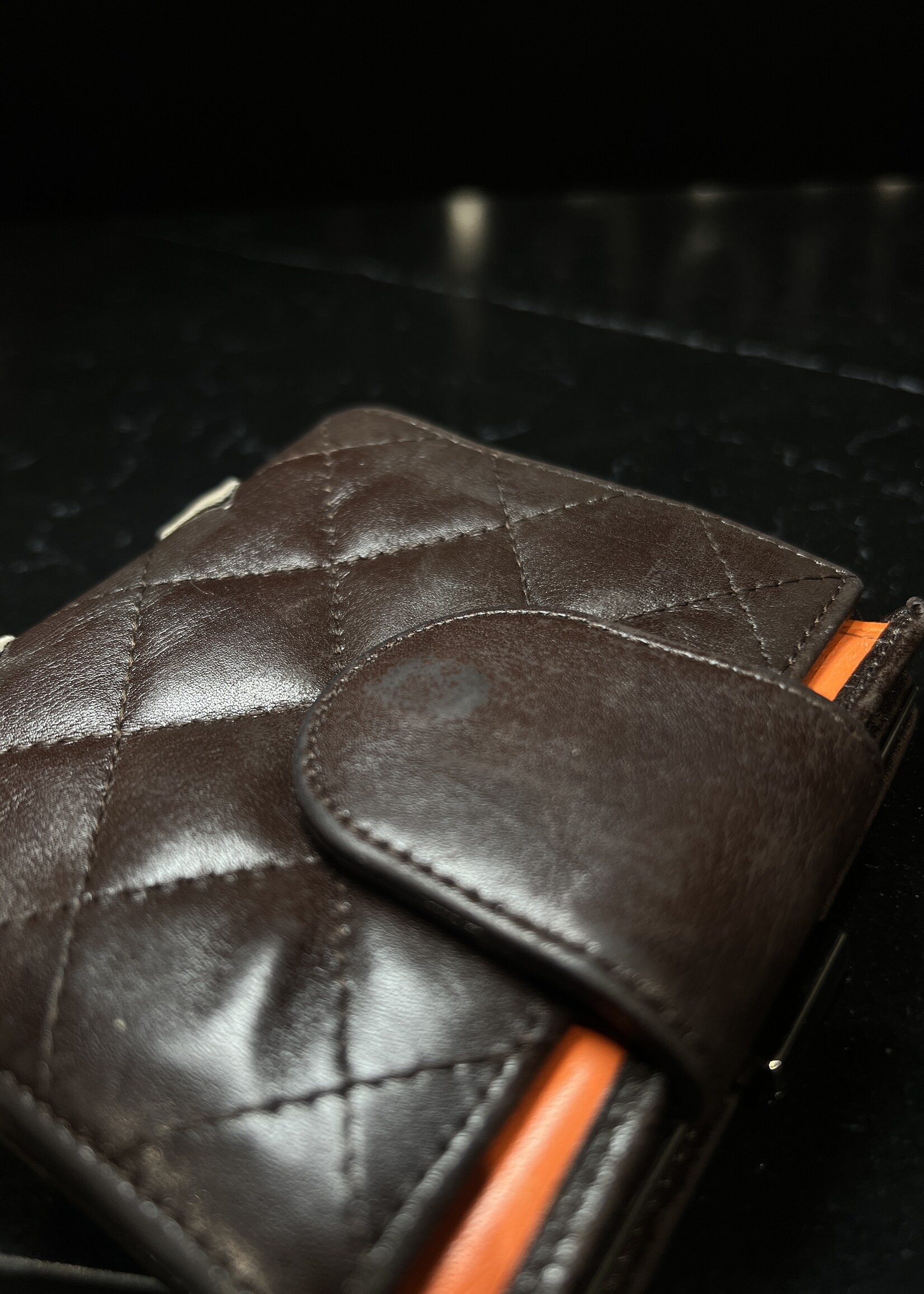 Chanel Chanel Cambon Brown Wallet